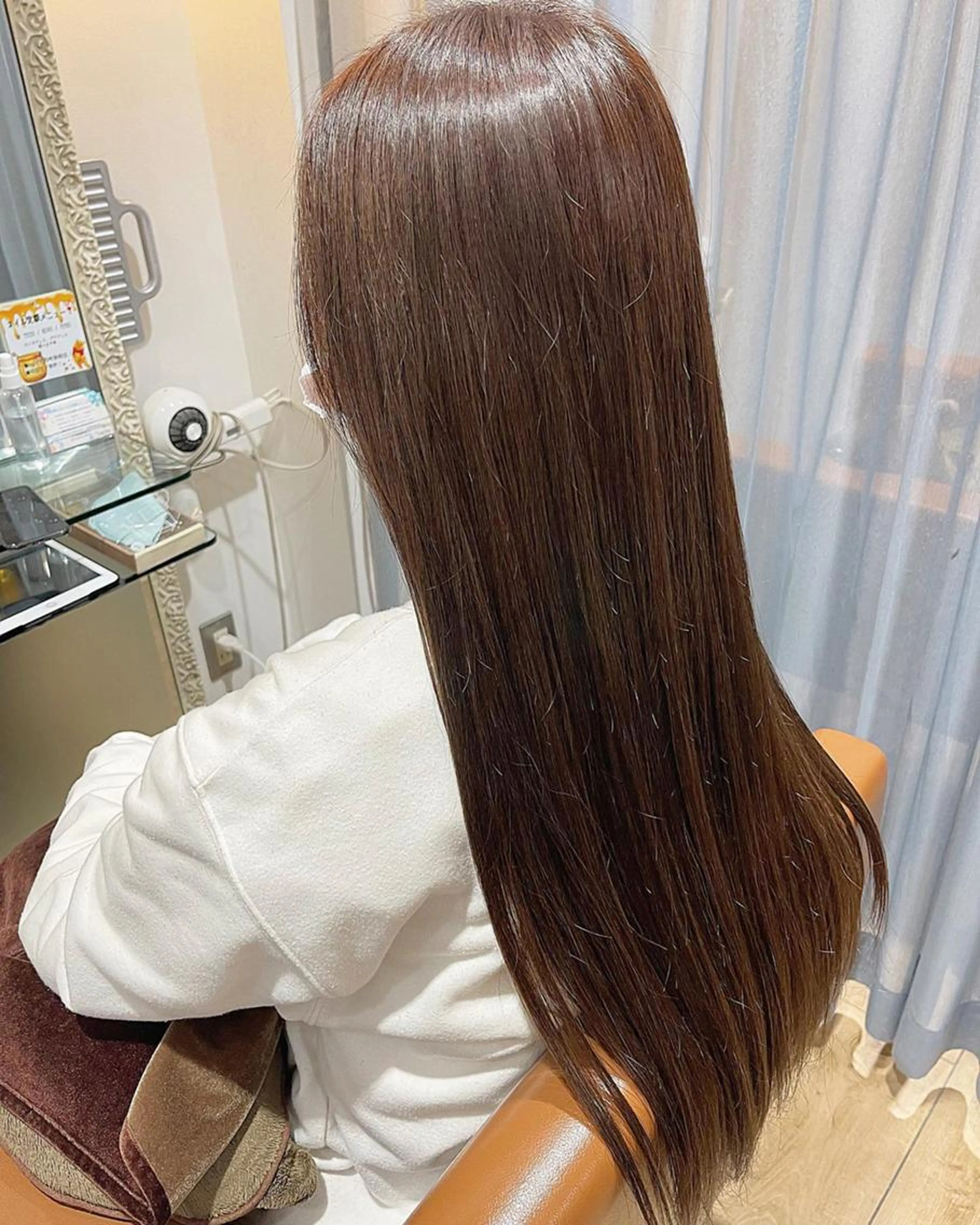 🫧髪質改善🫧　カット+艶カラー+酸熱融合トリートメントの写真