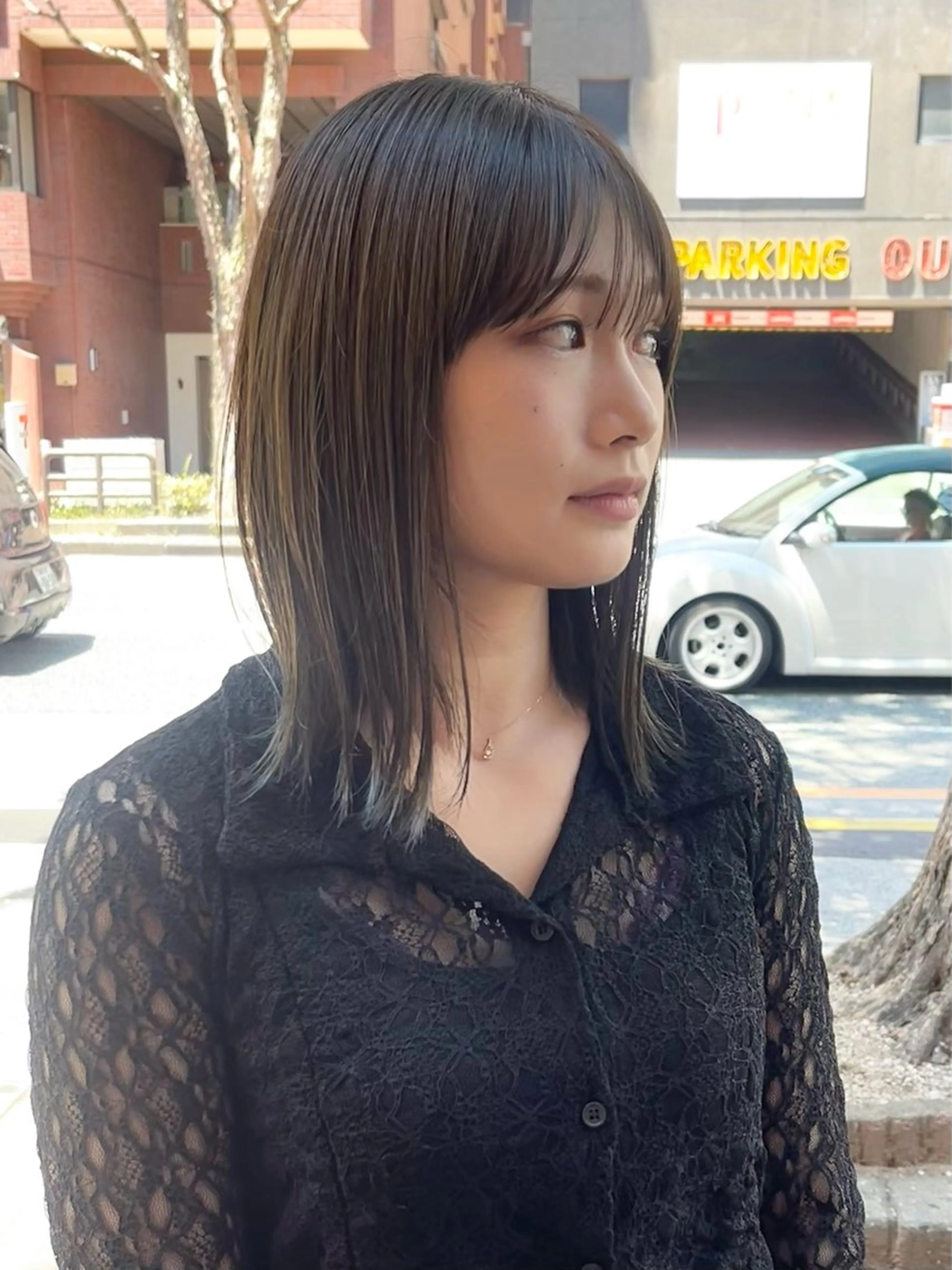 ミディアム ヘアカラー トリートメント 園田 渉 ◤SHIKIO◢のヘアスタイル