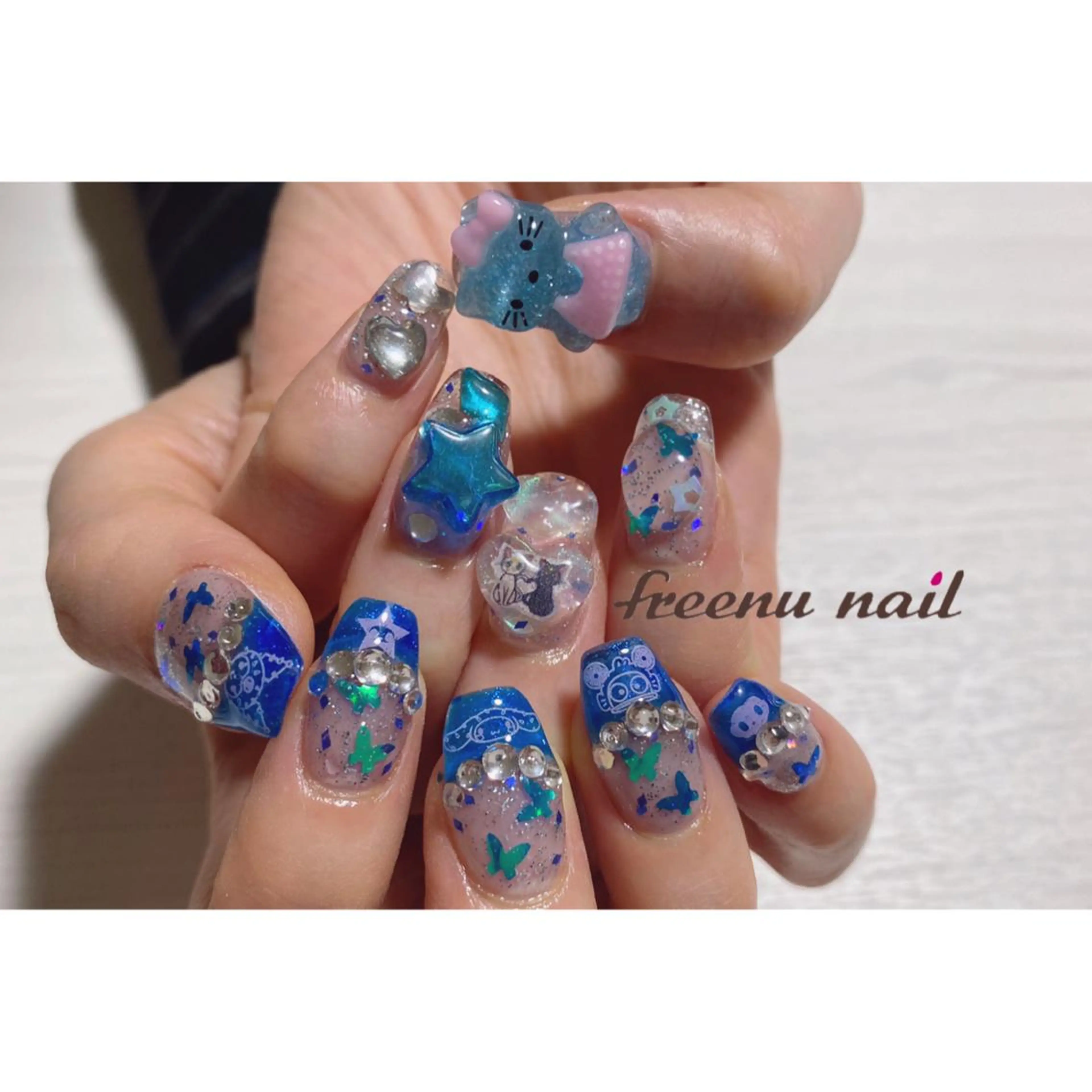ネイル クリアネイル フレンチネイル freenu nail【24H】のネイルデザイン