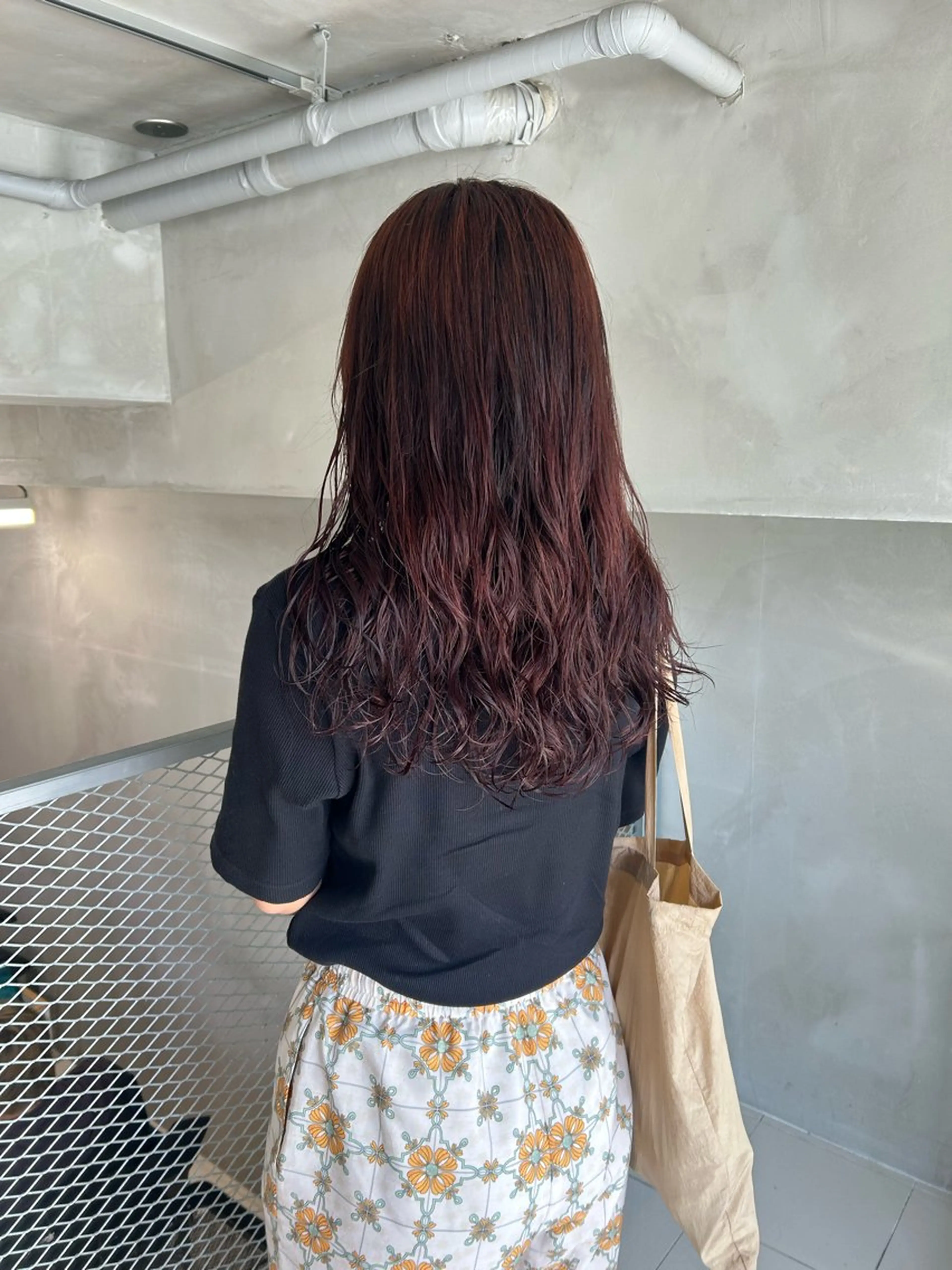 ロング カラー カット ヘアカラー トリートメント 透明感カラー🫧 nanohaのヘアスタイル