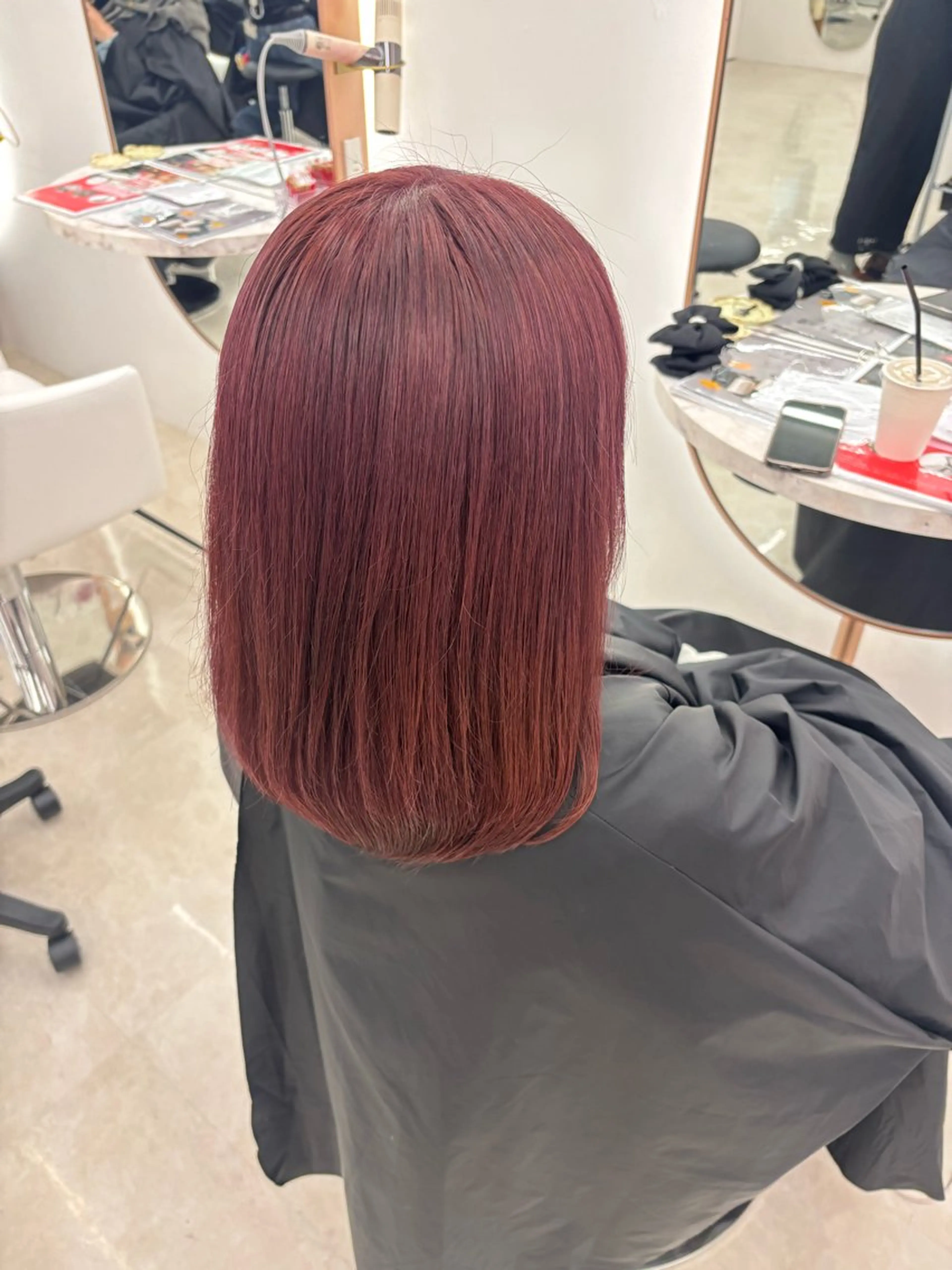 ミディアム カラー ayano カラーモデル募集中！のヘアスタイル