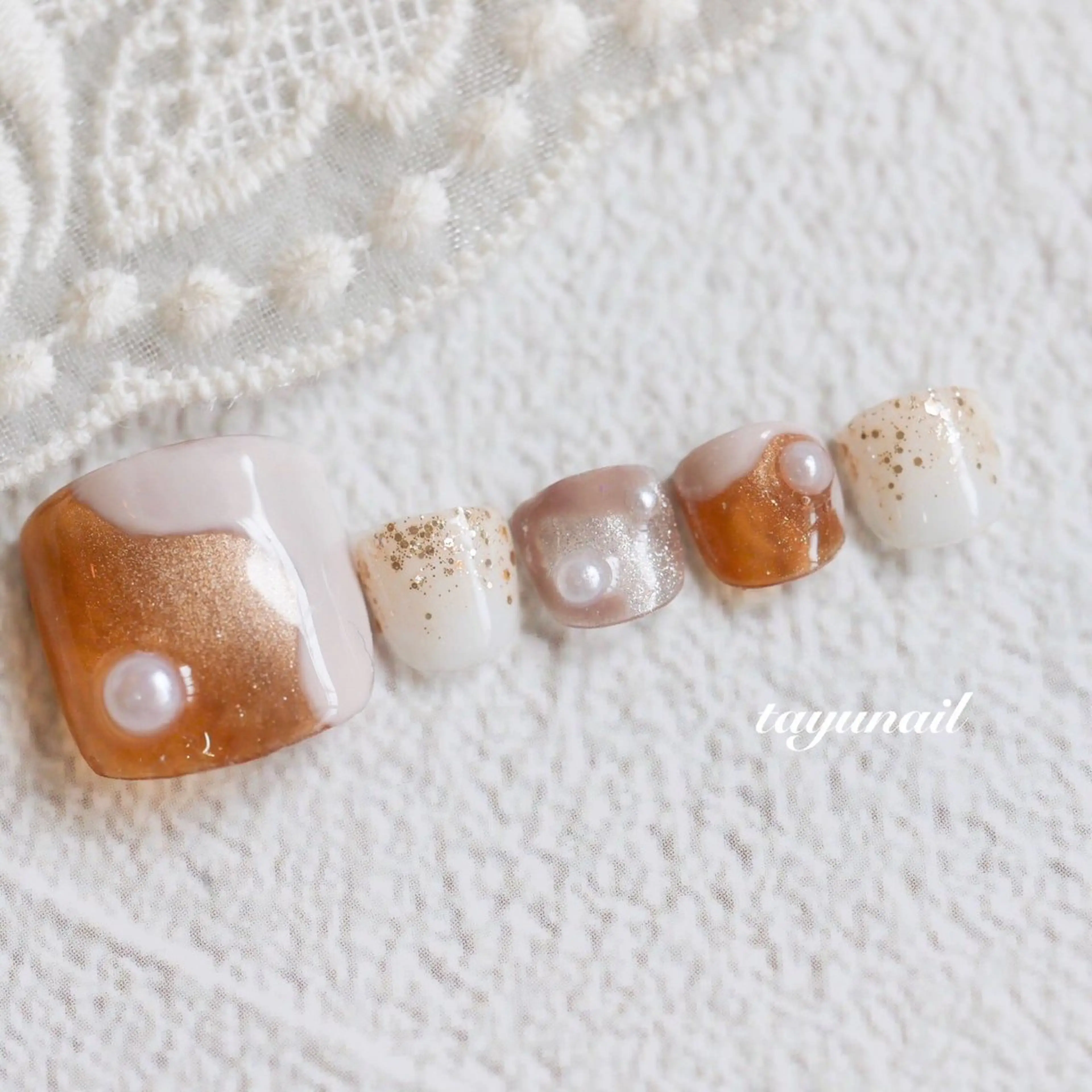 ネイル アートネイル ジェルネイル パラジェル フットネイル ネイルサロン・ネイルスクール　たゆnail所属・ネイルサロン 【たゆnail】のネイルデザイン
