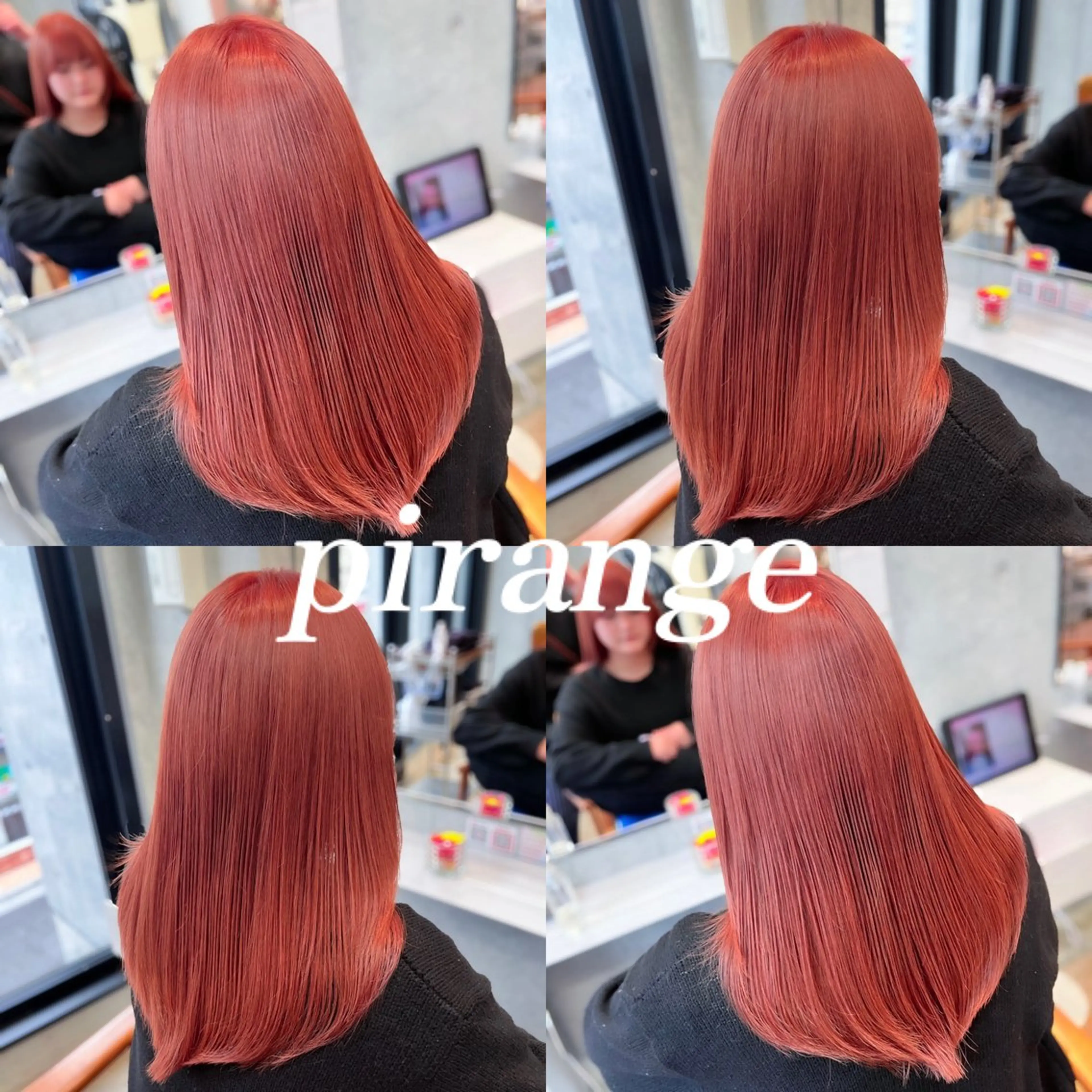 セミロング ルーツカラー/ レイヤーカット/井川のヘアスタイル