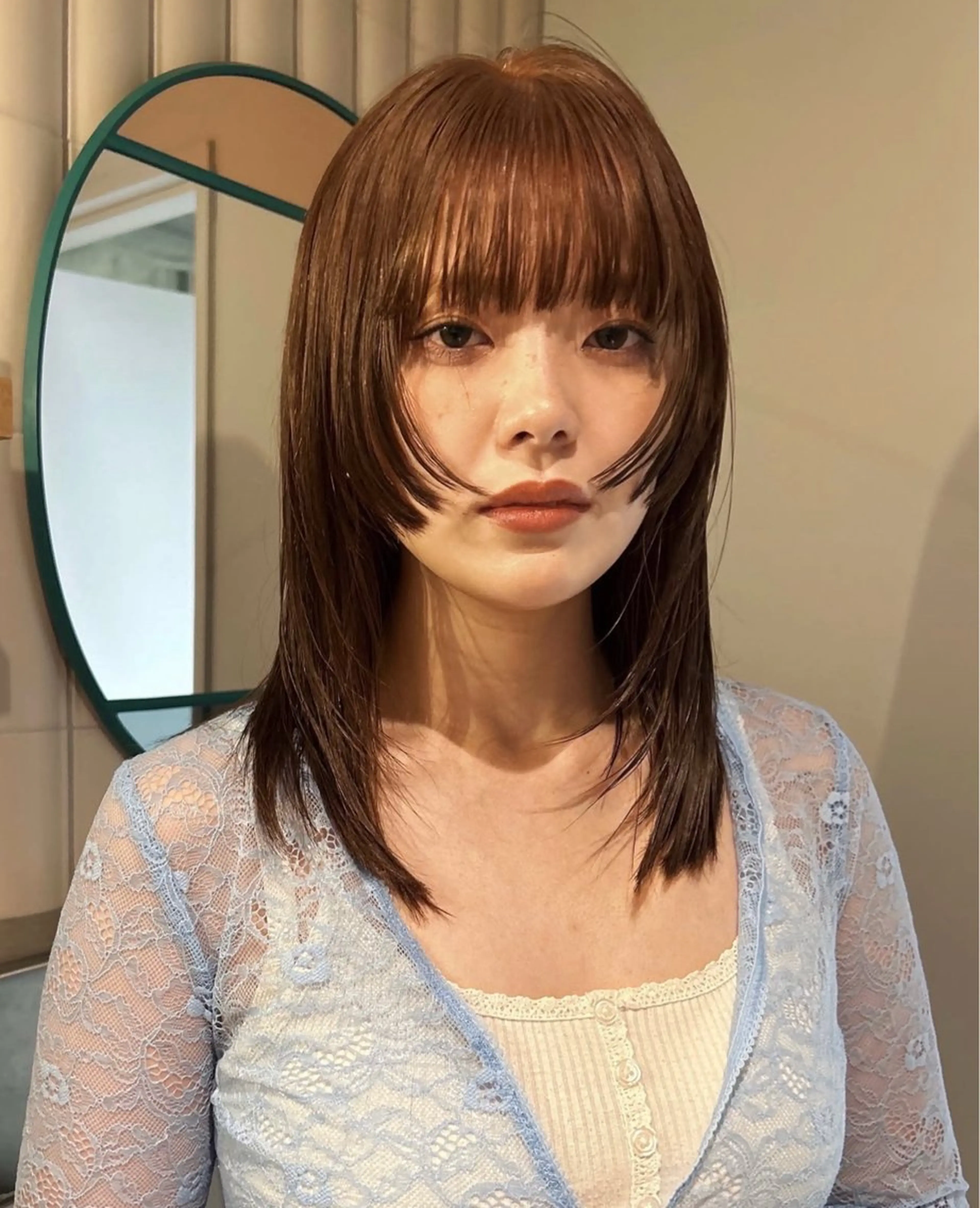 ミディアム カラー ヘアカラー sano rikitoのヘアスタイル