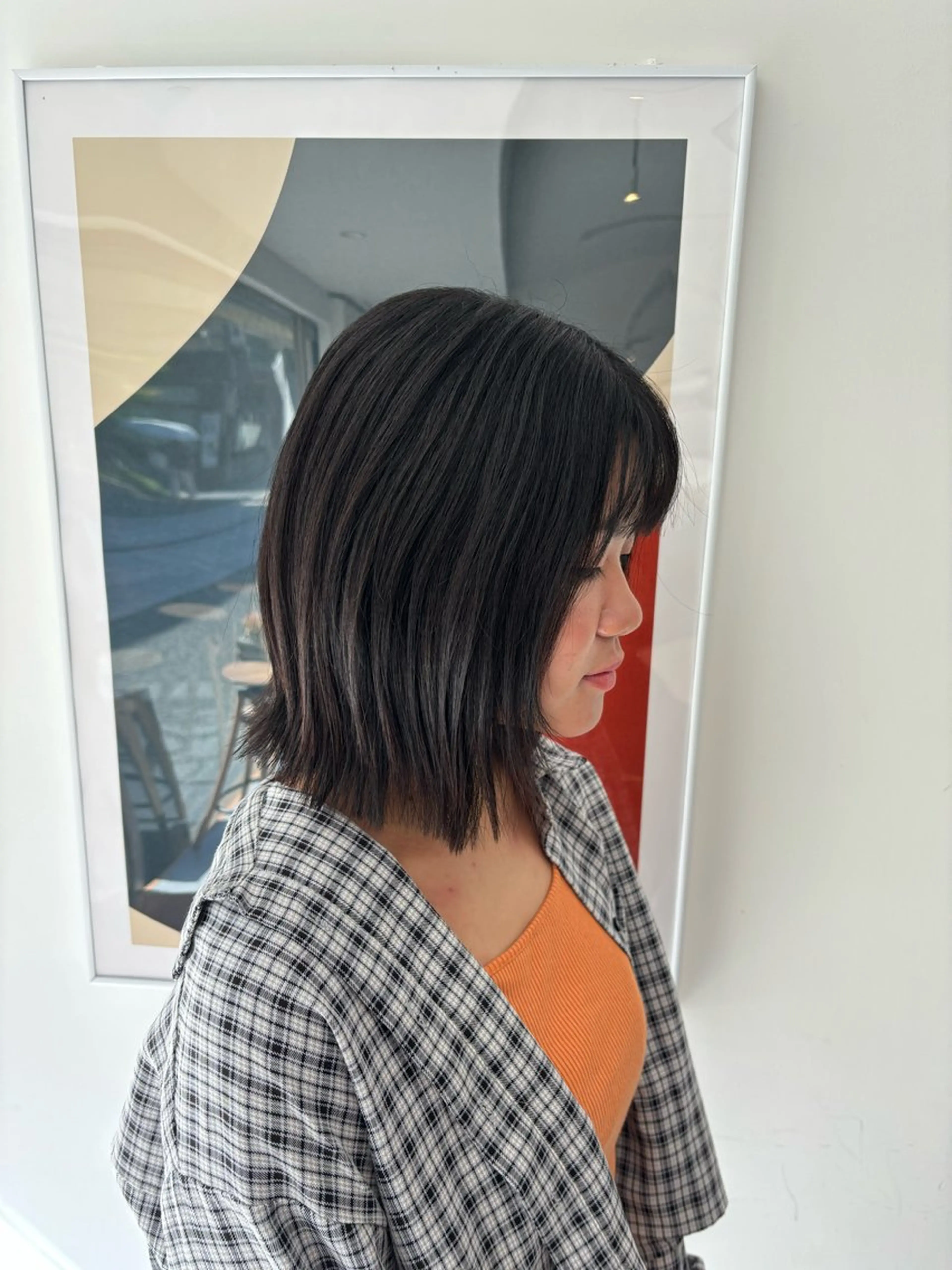 ミディアム レイヤーカット 外ハネヘア カット 🍀岡本 拓帆🍀のヘアスタイル