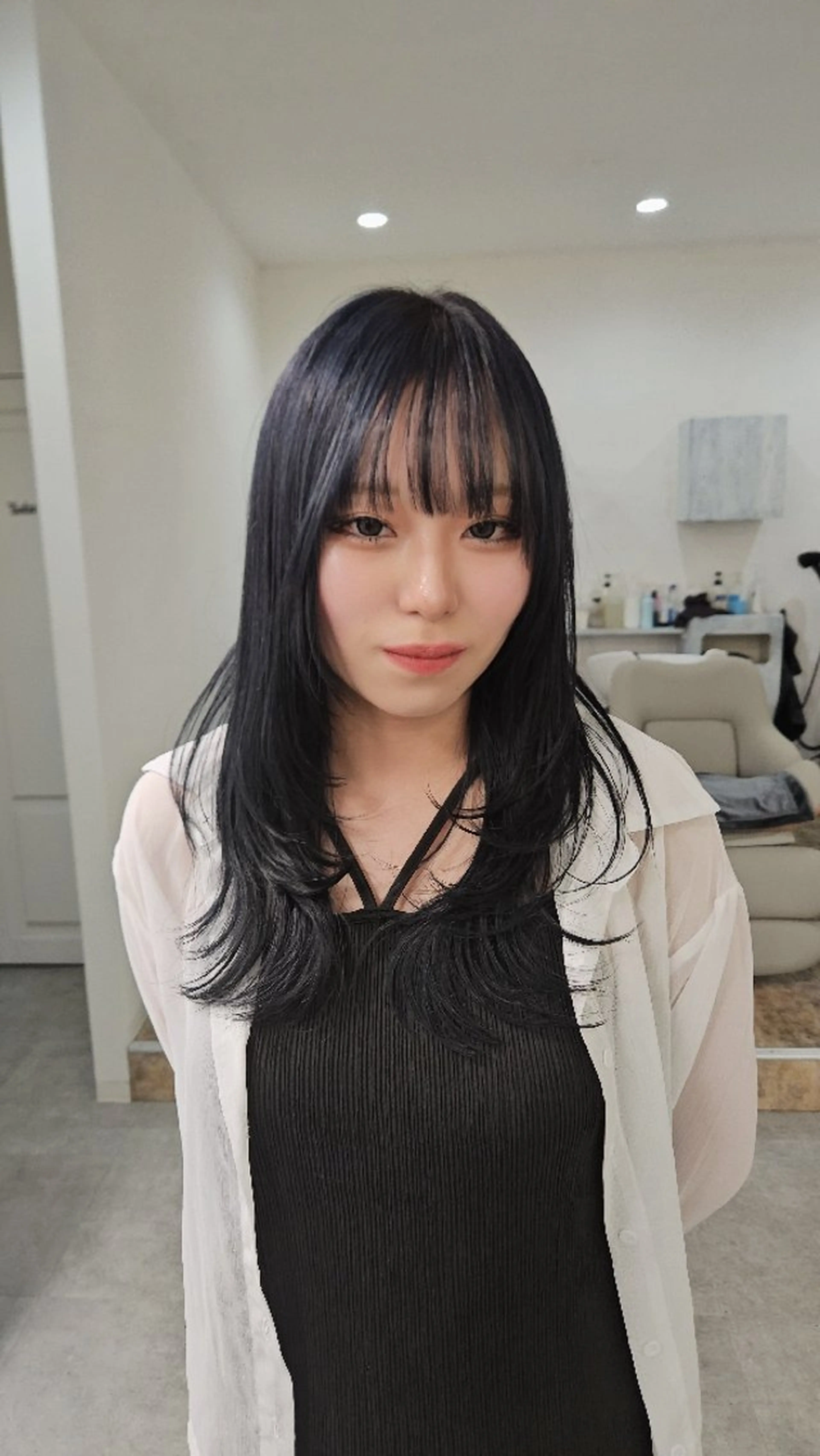 カット+オーガニックカラー+プレトリートメントの写真