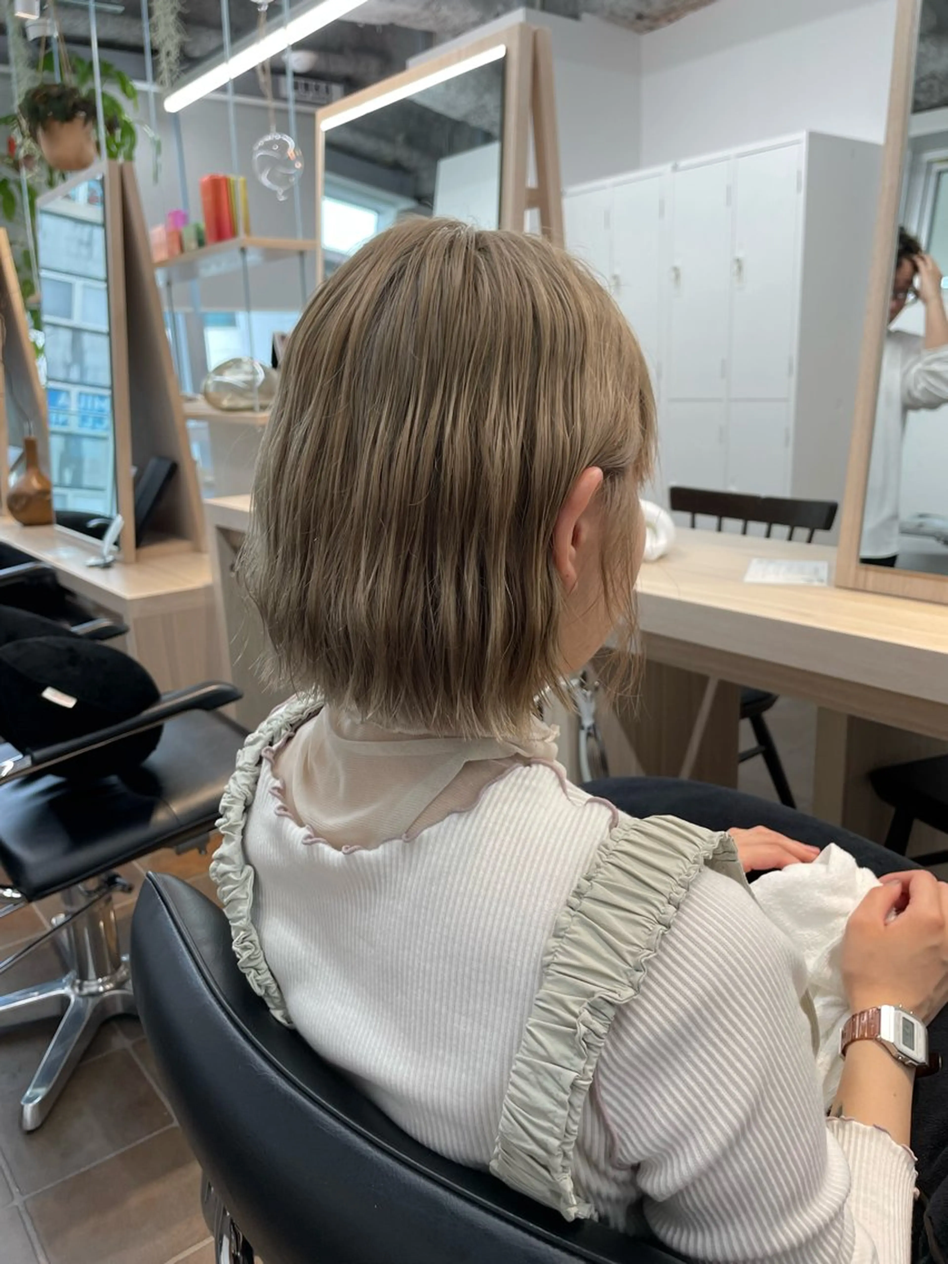 ショート レイヤーパーマ/ ショートパーマ/横浜のヘアスタイル