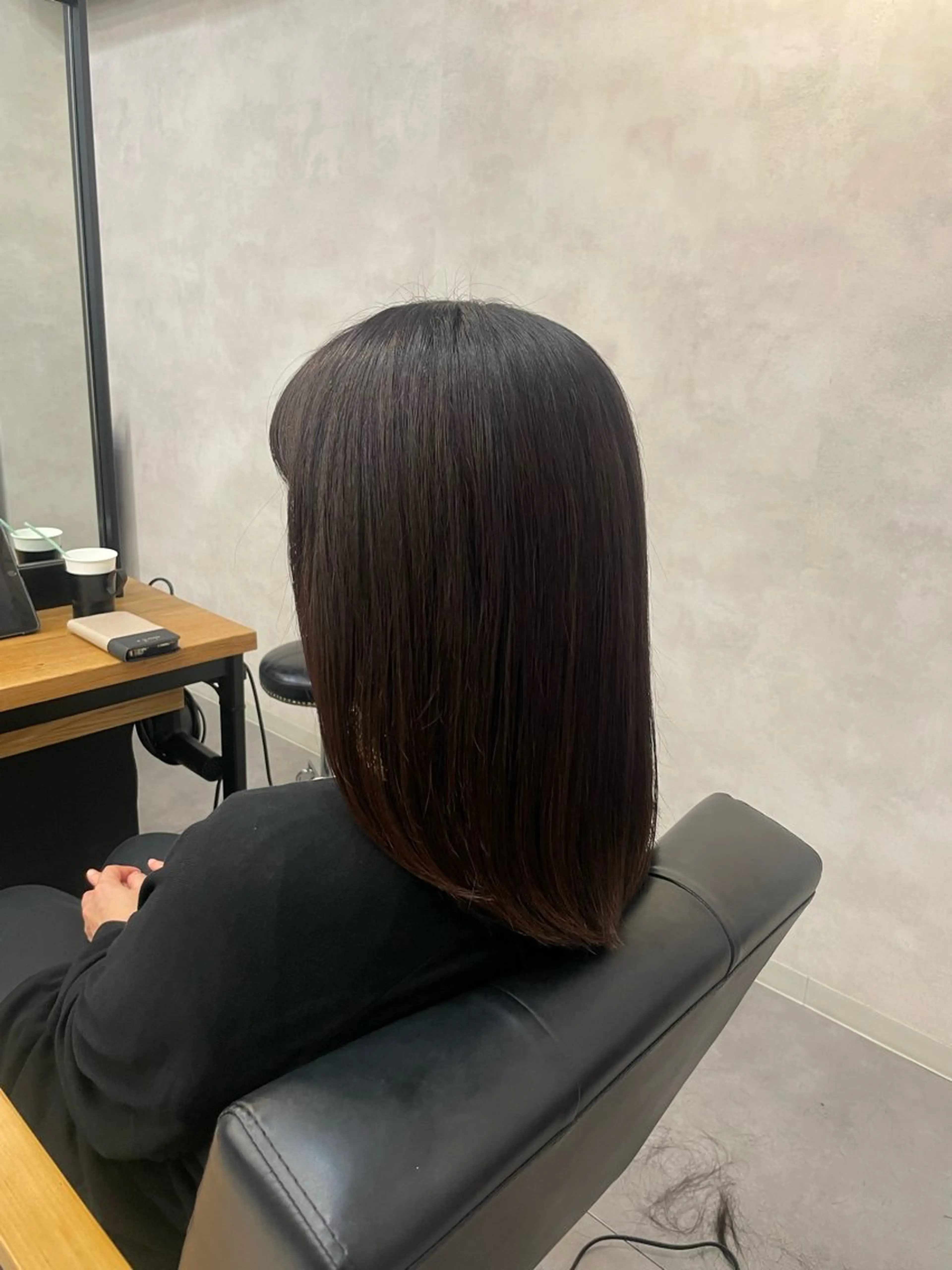 セミロング カラー カット ヘアカラー トリートメント 今村 南穂のヘアスタイル