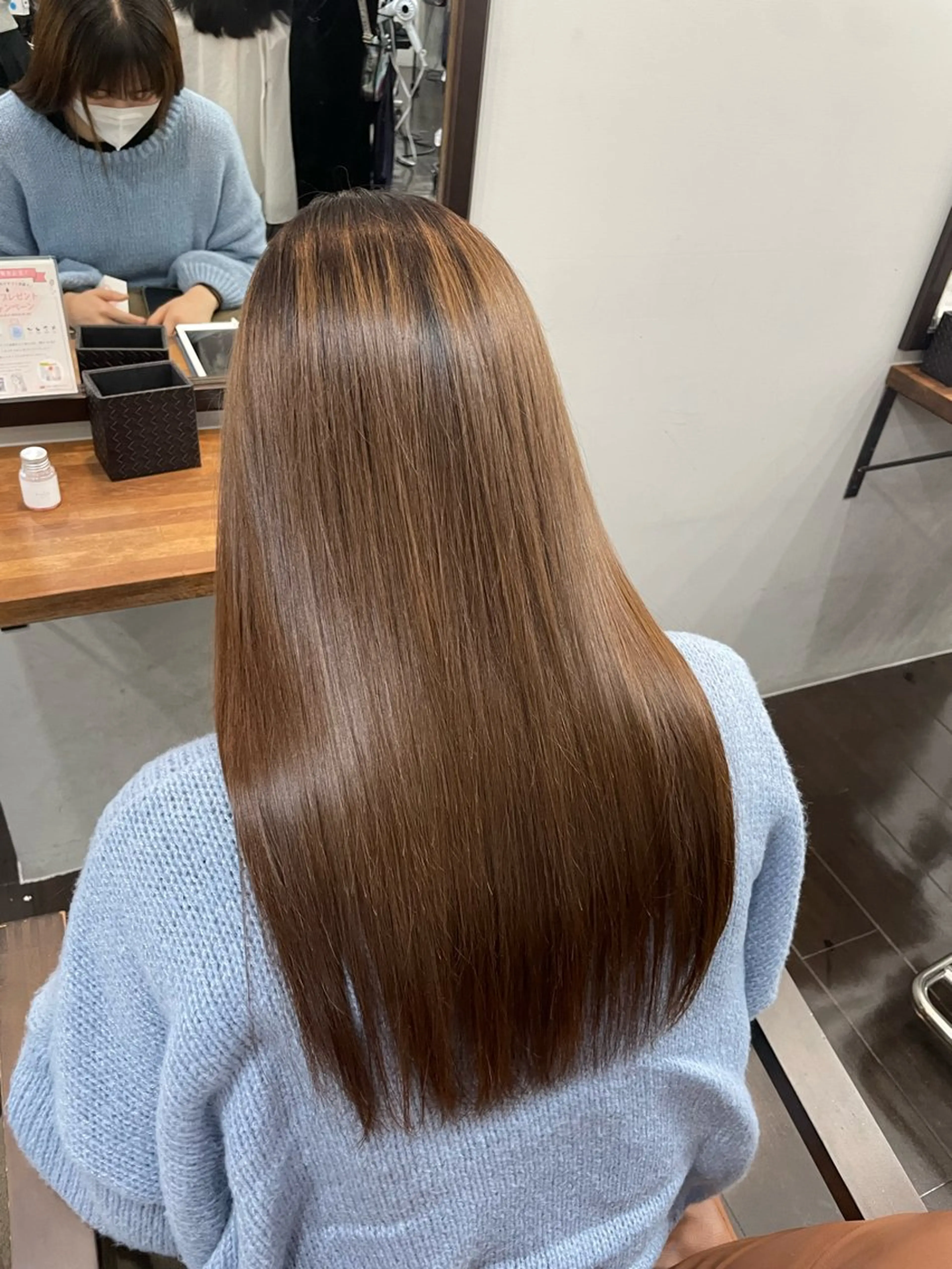 ロング 髪質改善 カット トリートメント 艶・暖色カラー/ メンズ/名駅/ユキハのヘアスタイル