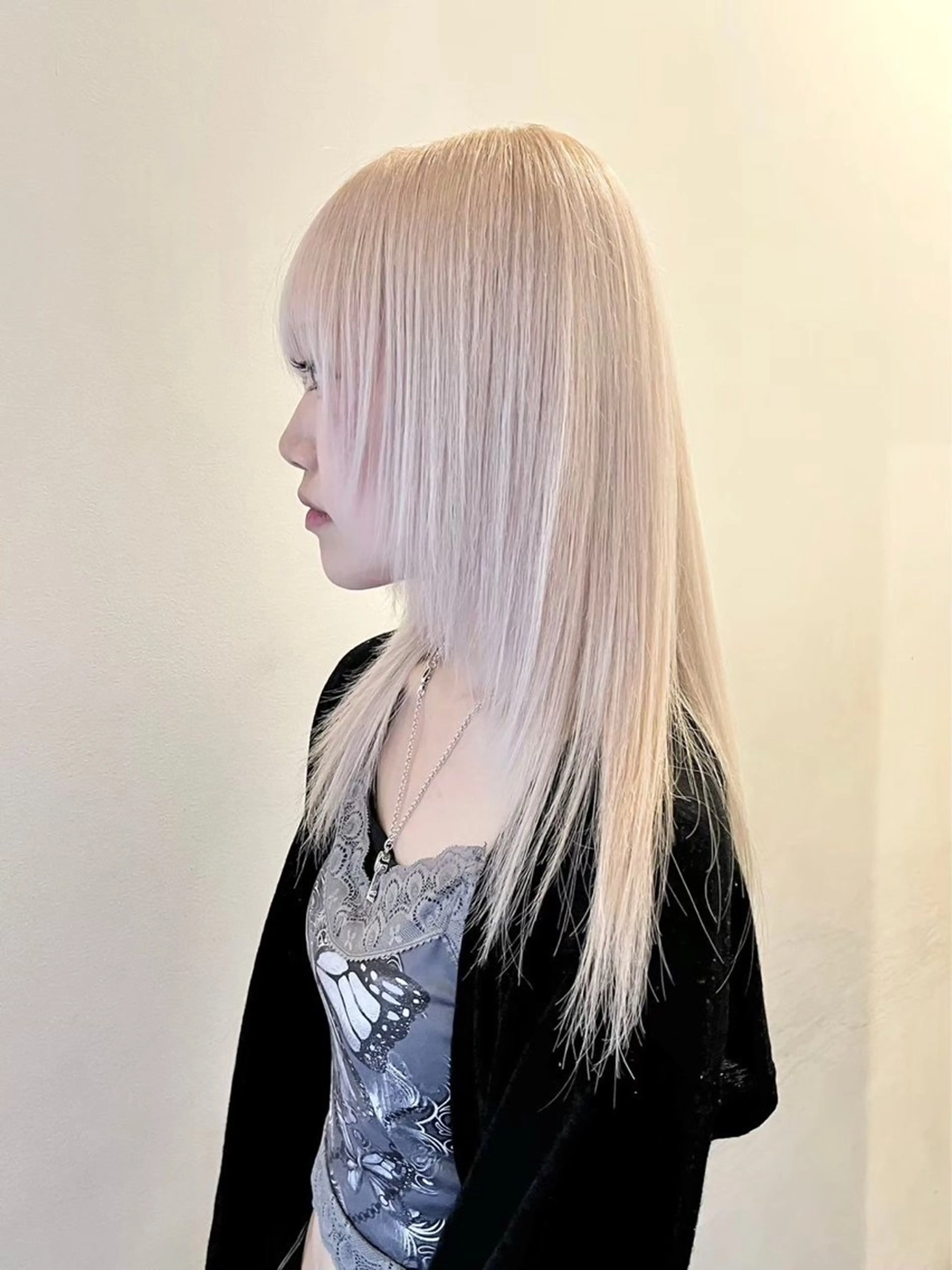 セミロング パーマ 竹之内竜矢のヘアスタイル