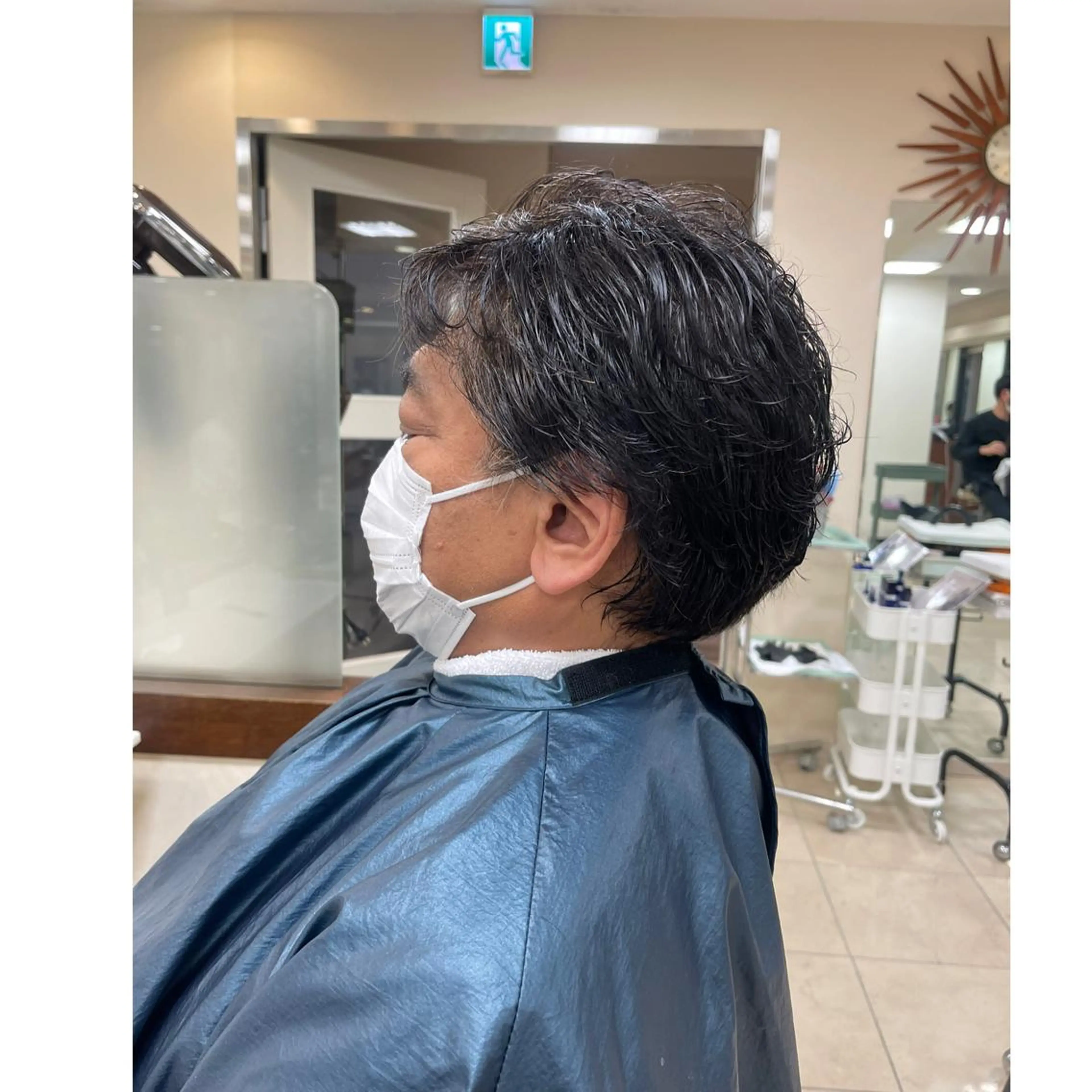 パーマ メンズ メンズパーマ ラカリテ所属・渋谷 りなのヘアスタイル