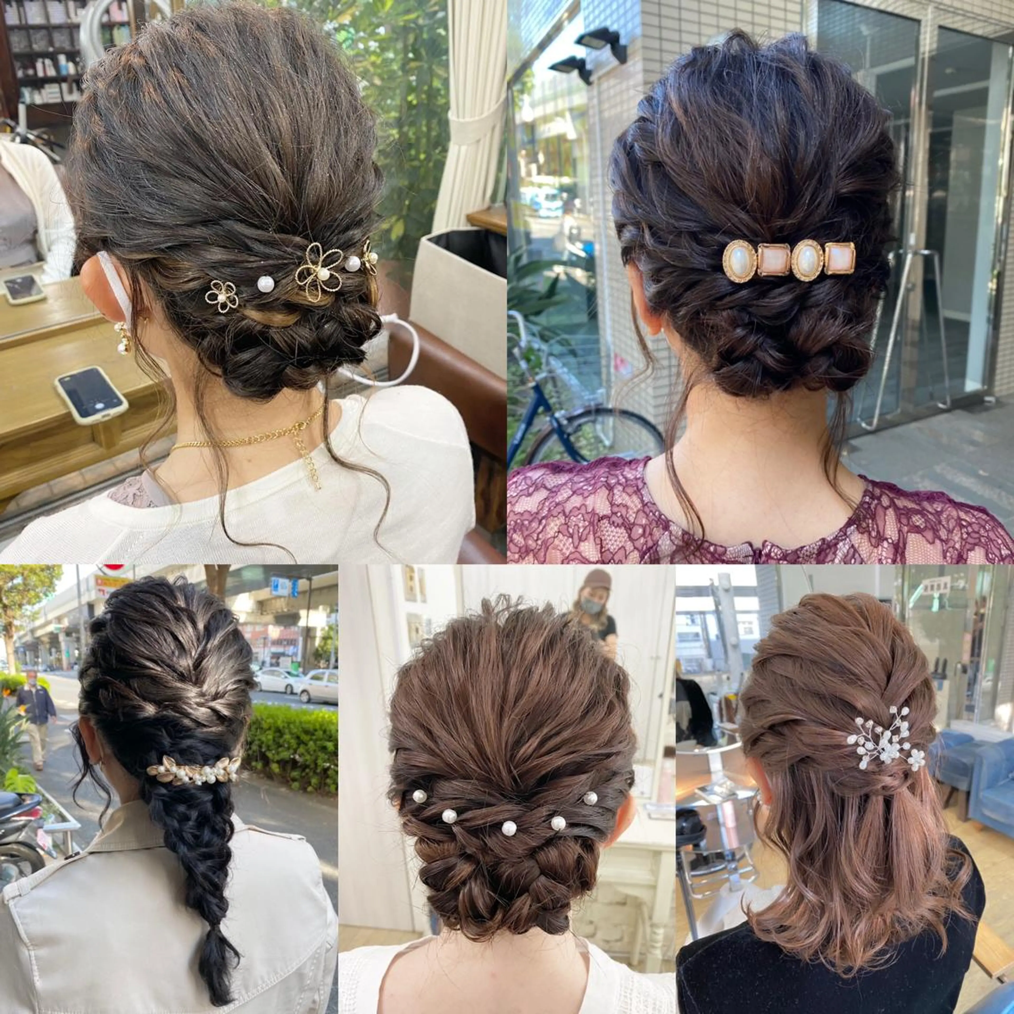 【結婚式.イベントに】早朝料金込🕊パーティーヘアセット☆10時よりも前の場合はお問い合わせください！の写真