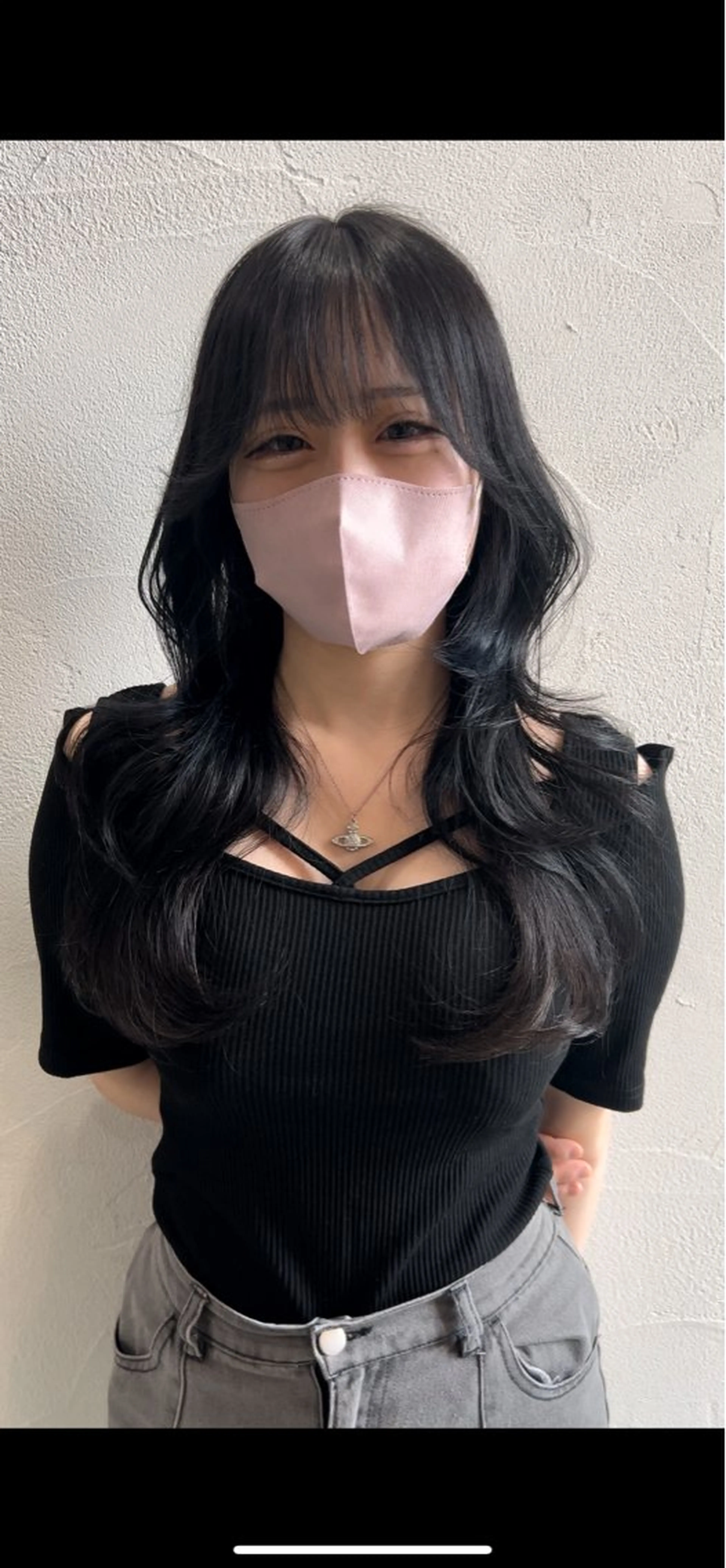 ロング カット ヘアカラー トリートメント 剣持友希/ifh iizuka/高崎のヘアスタイル