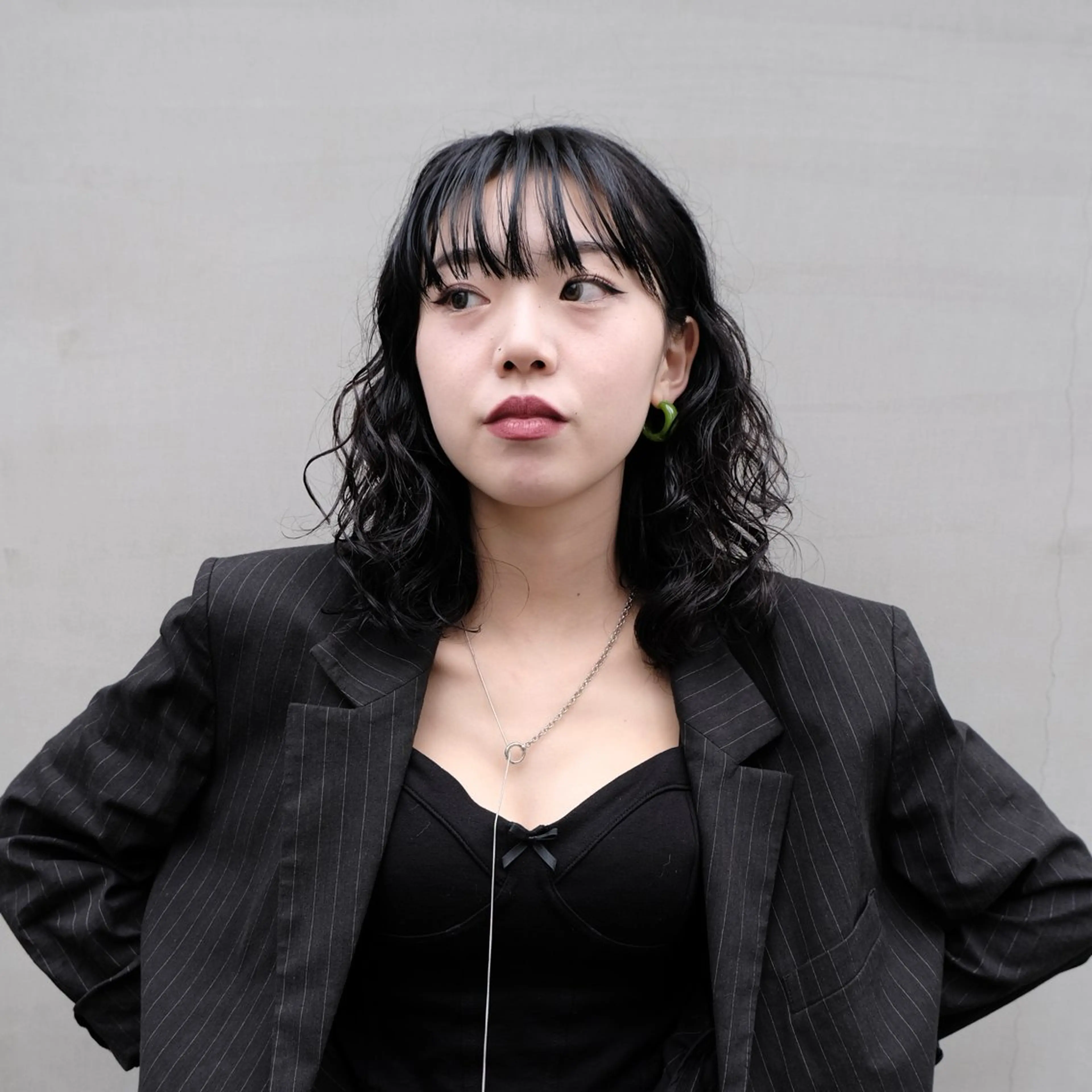 ミディアム パーマ カット/パーマ/ カラー林本　南壱人のヘアスタイル