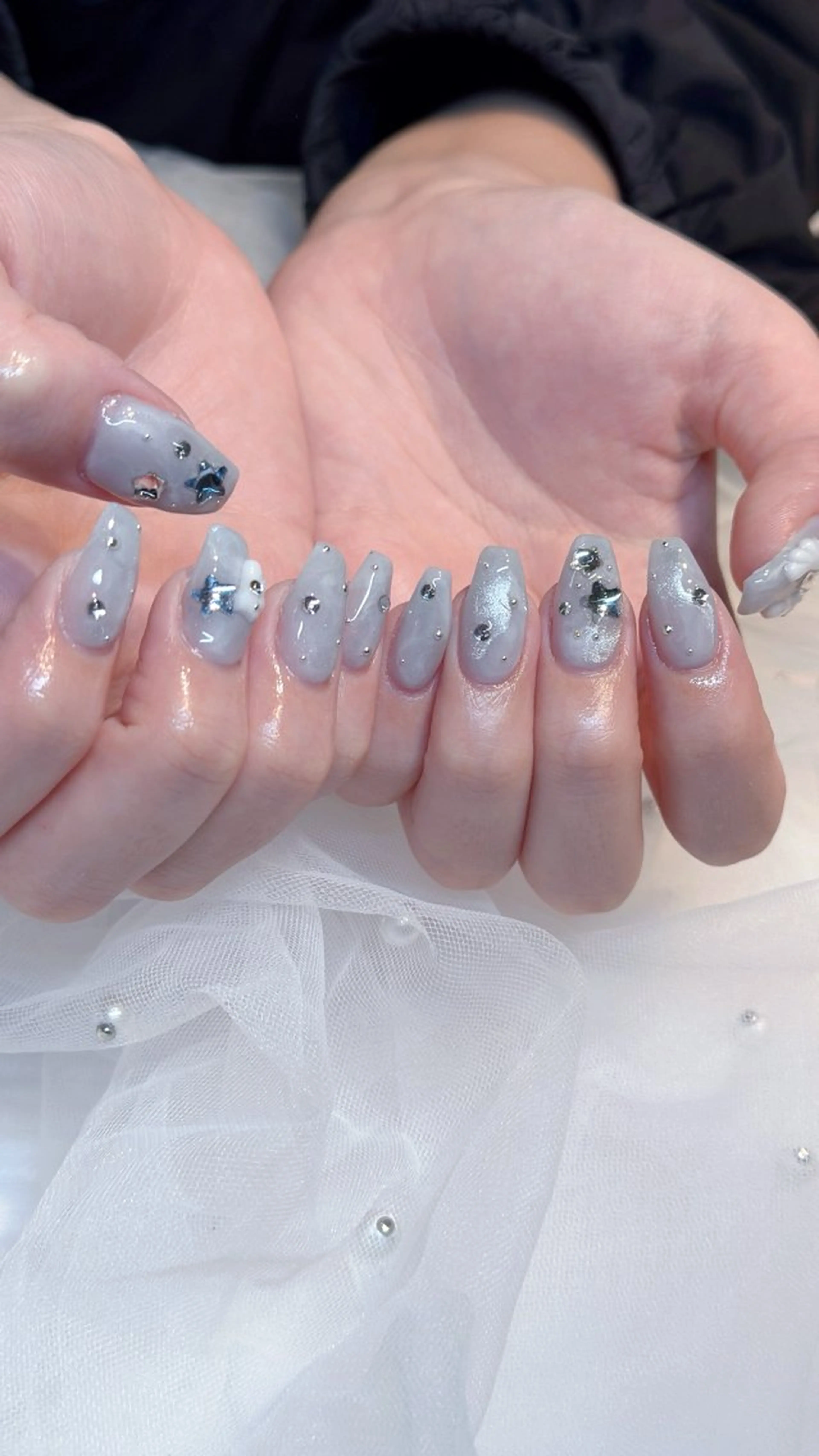 ネイル ハンドネイル 𝐘𝐔𝐊𝐈 💖のネイルデザイン