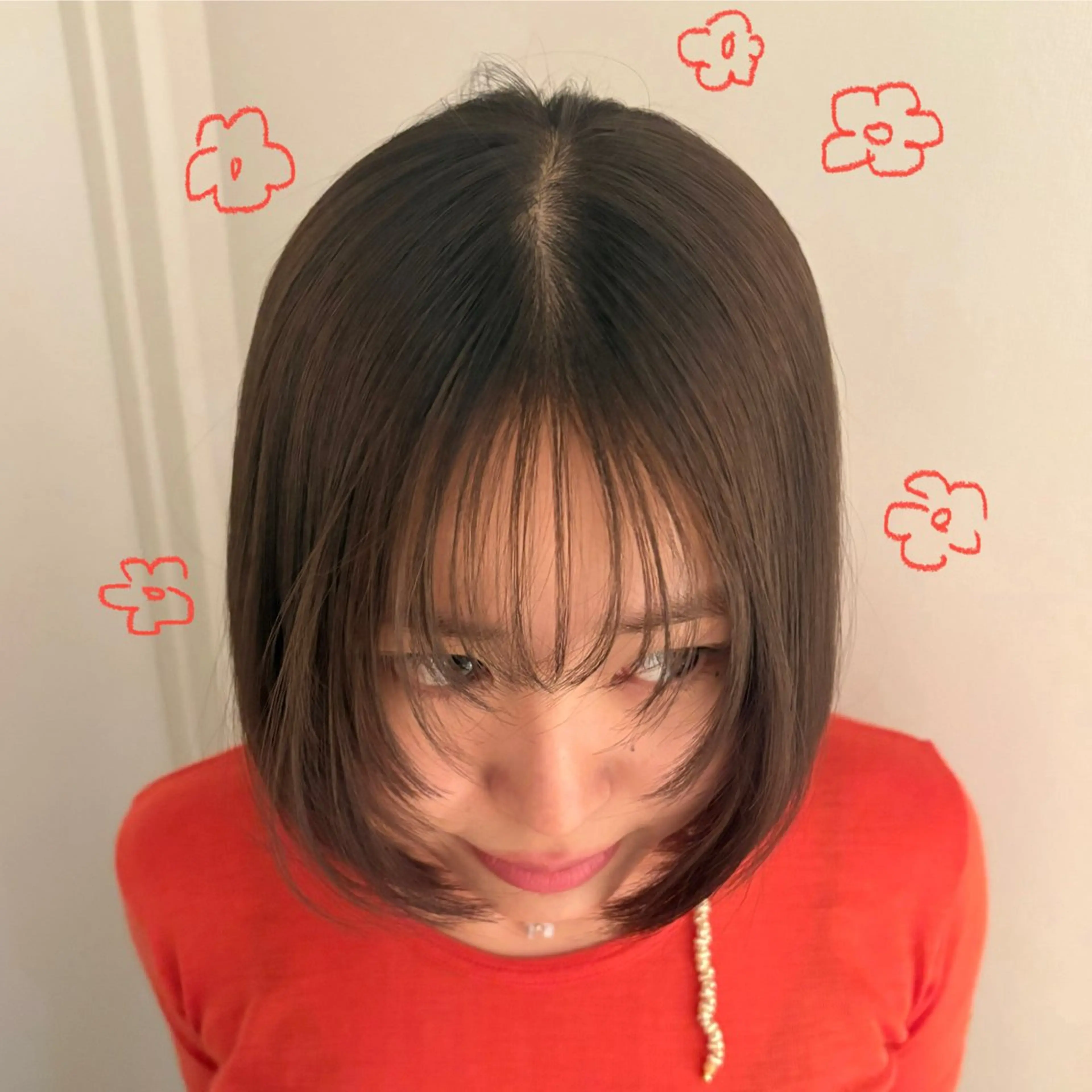 カラー オリーブカラー ヘアカラー haku hair所属・⭐︎ saayaのヘアスタイル