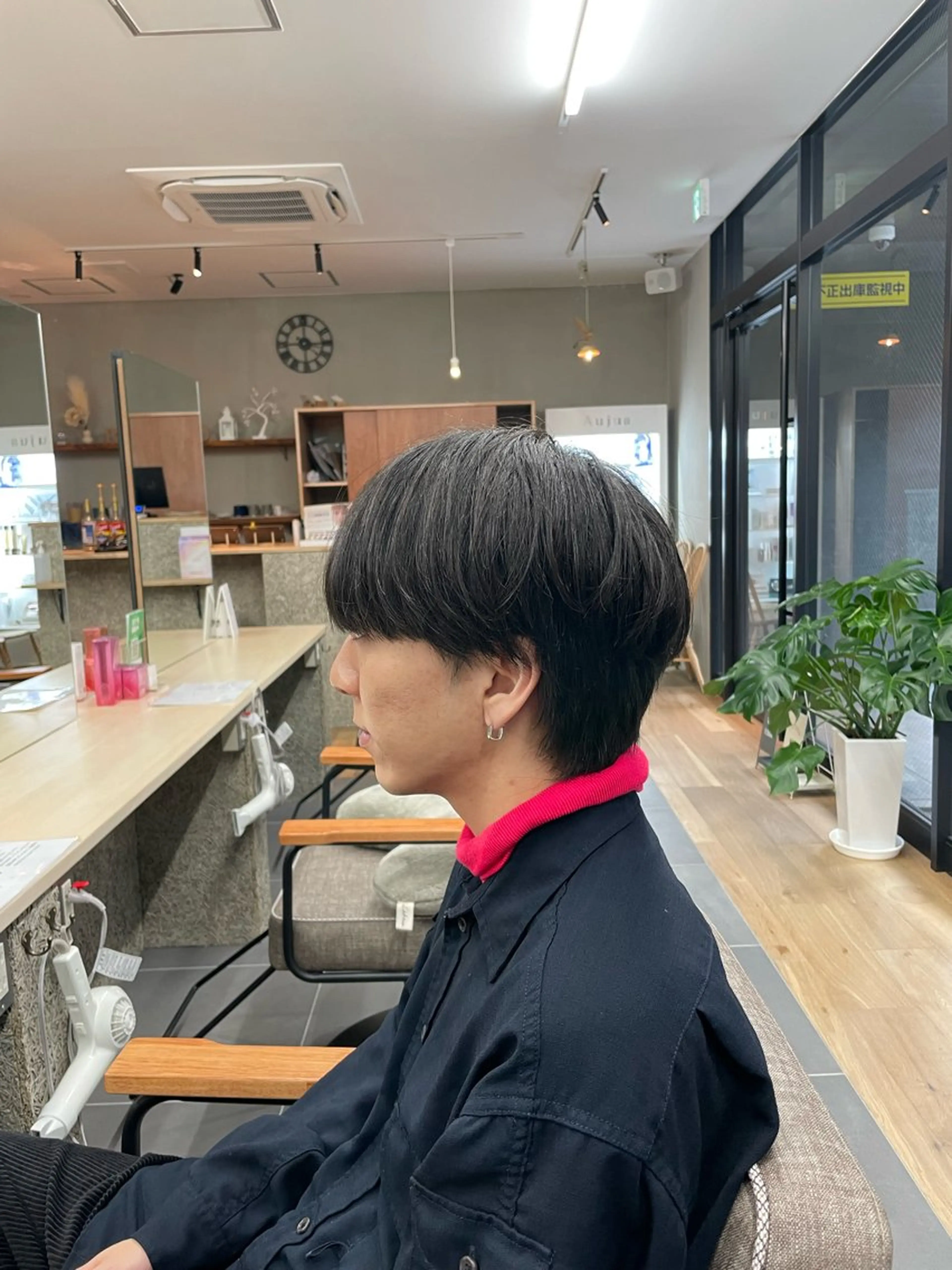 メンズ マッシュ 遠藤 健登のヘアスタイル