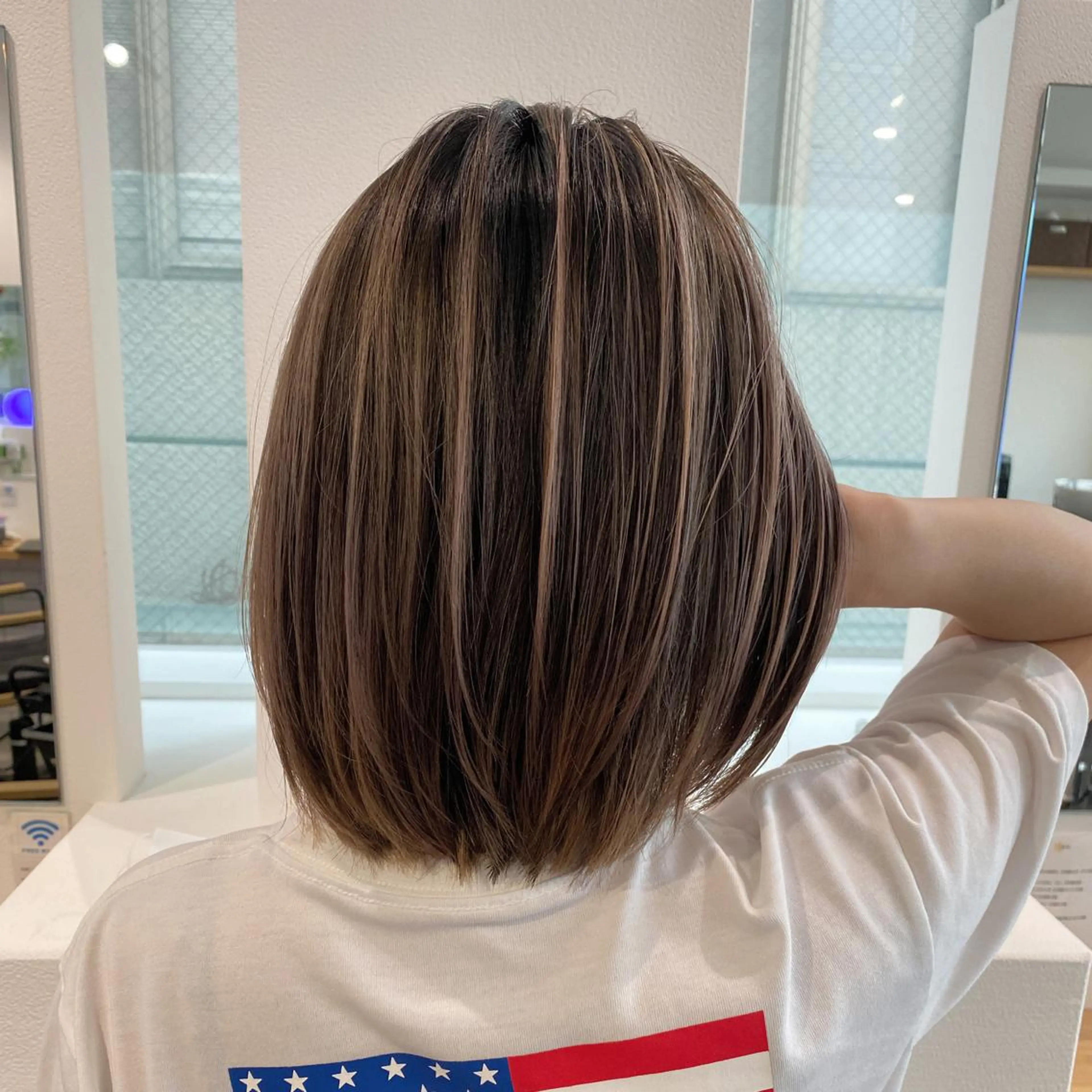 ショート カラー カット ヘアカラー トリートメント JILBLAN京都 ショート/ハイライトのヘアスタイル