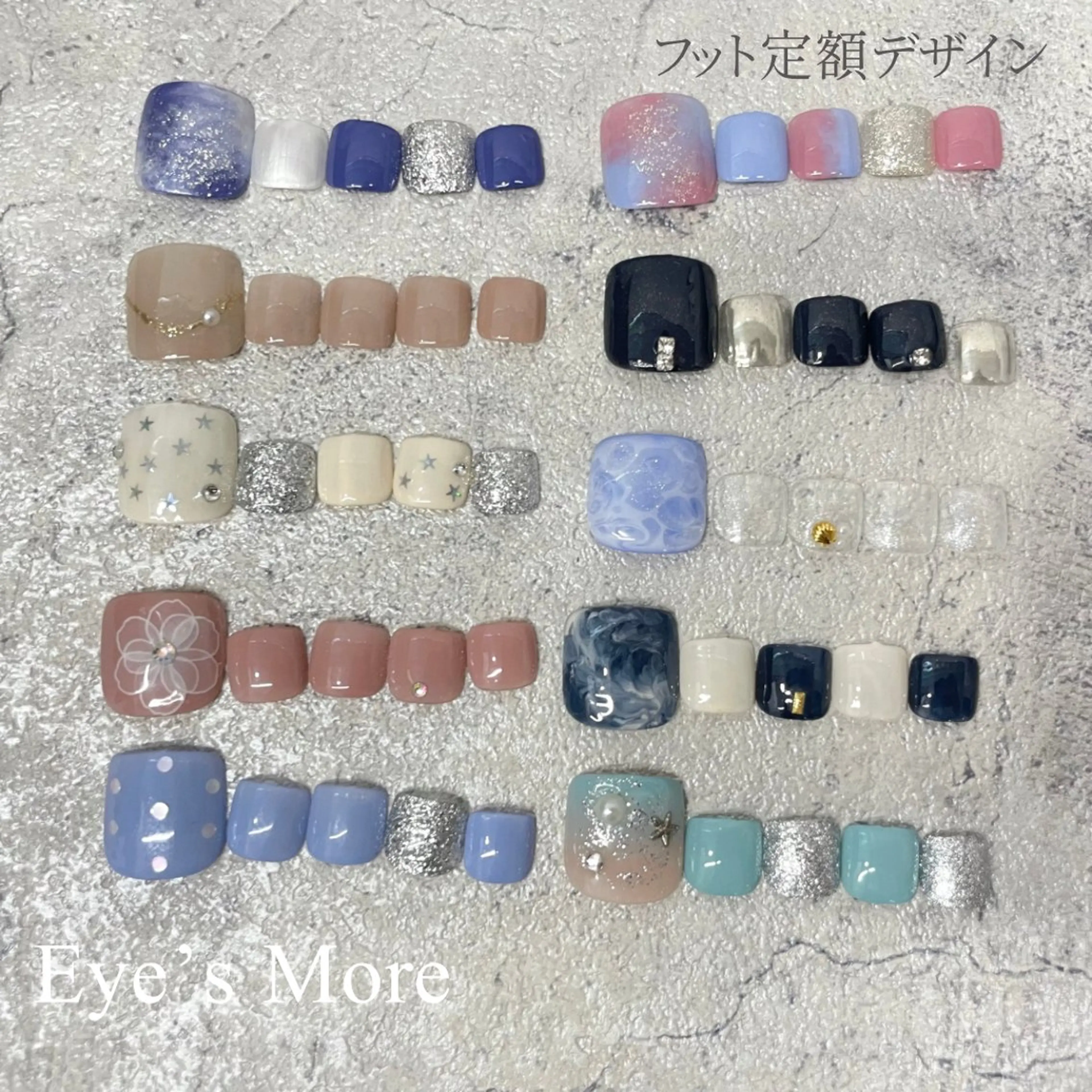 ネイル フットネイル Eye’sMore八王子所属・Eyes More/ Yukiのネイルデザイン