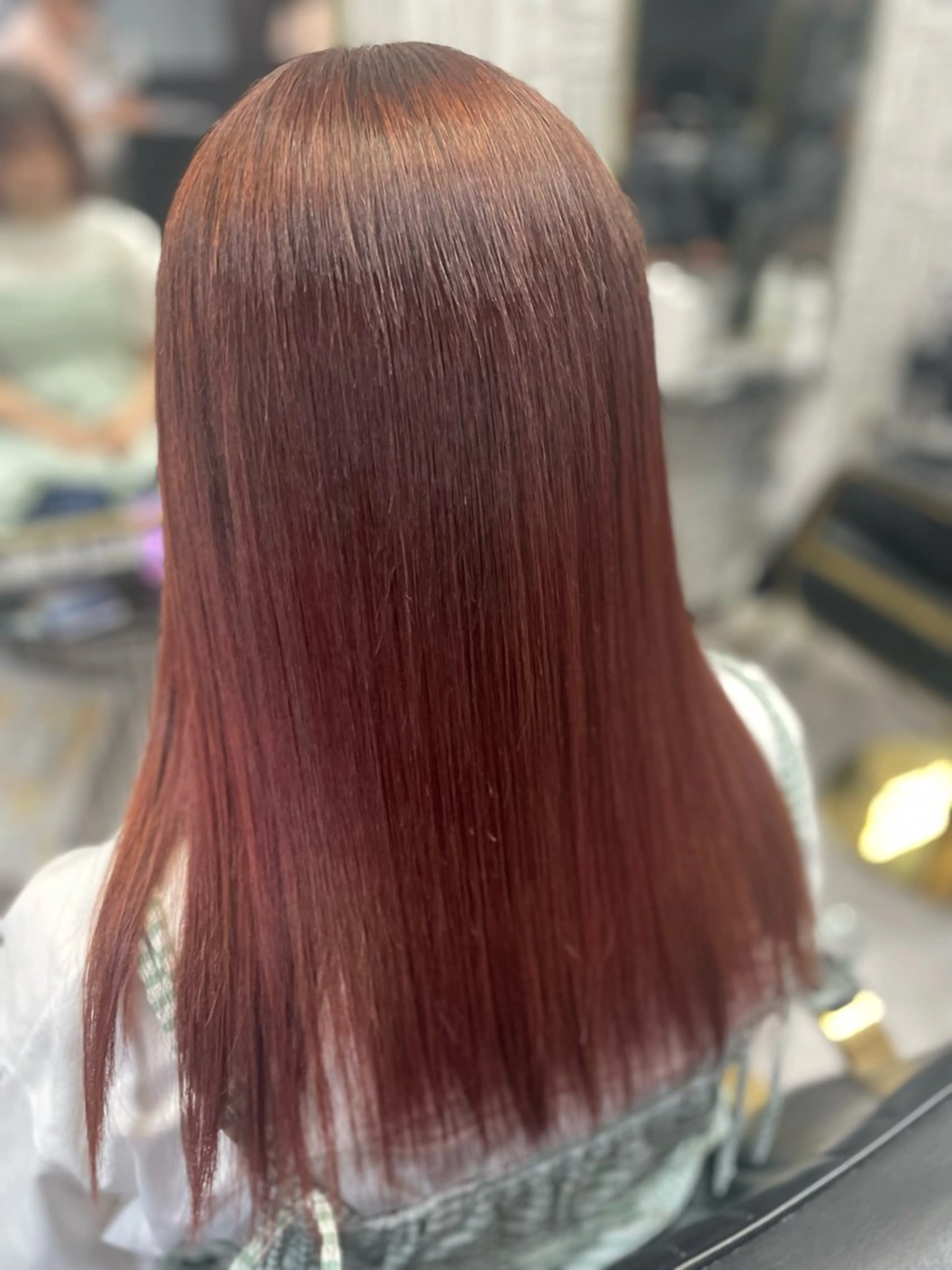 ロング カット 縮毛矯正 トリートメント 篠原 侑作のヘアスタイル