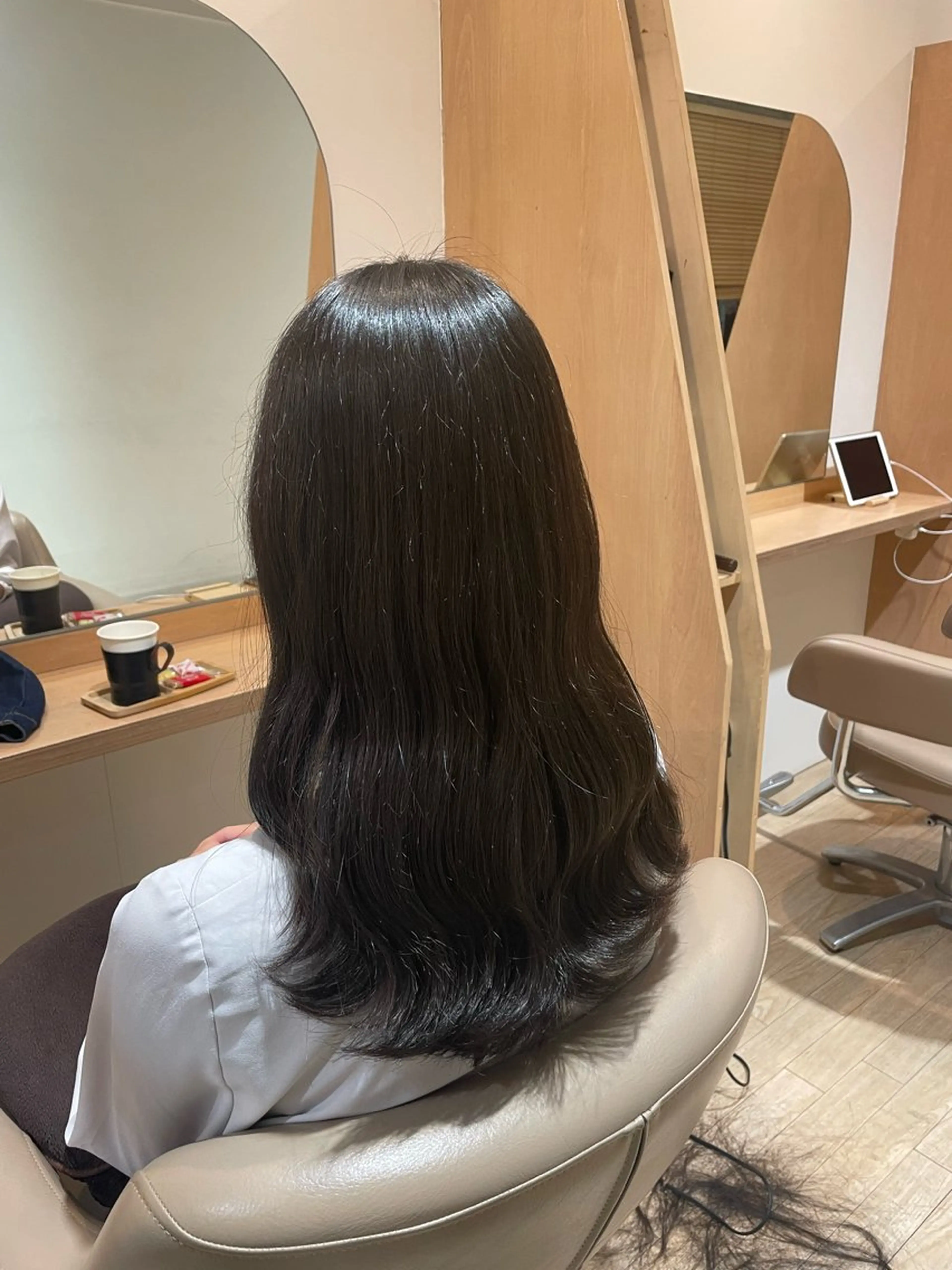 セミロング カット ヘアカラー トリートメント 【Amphi Tokyo】宮原のヘアスタイル