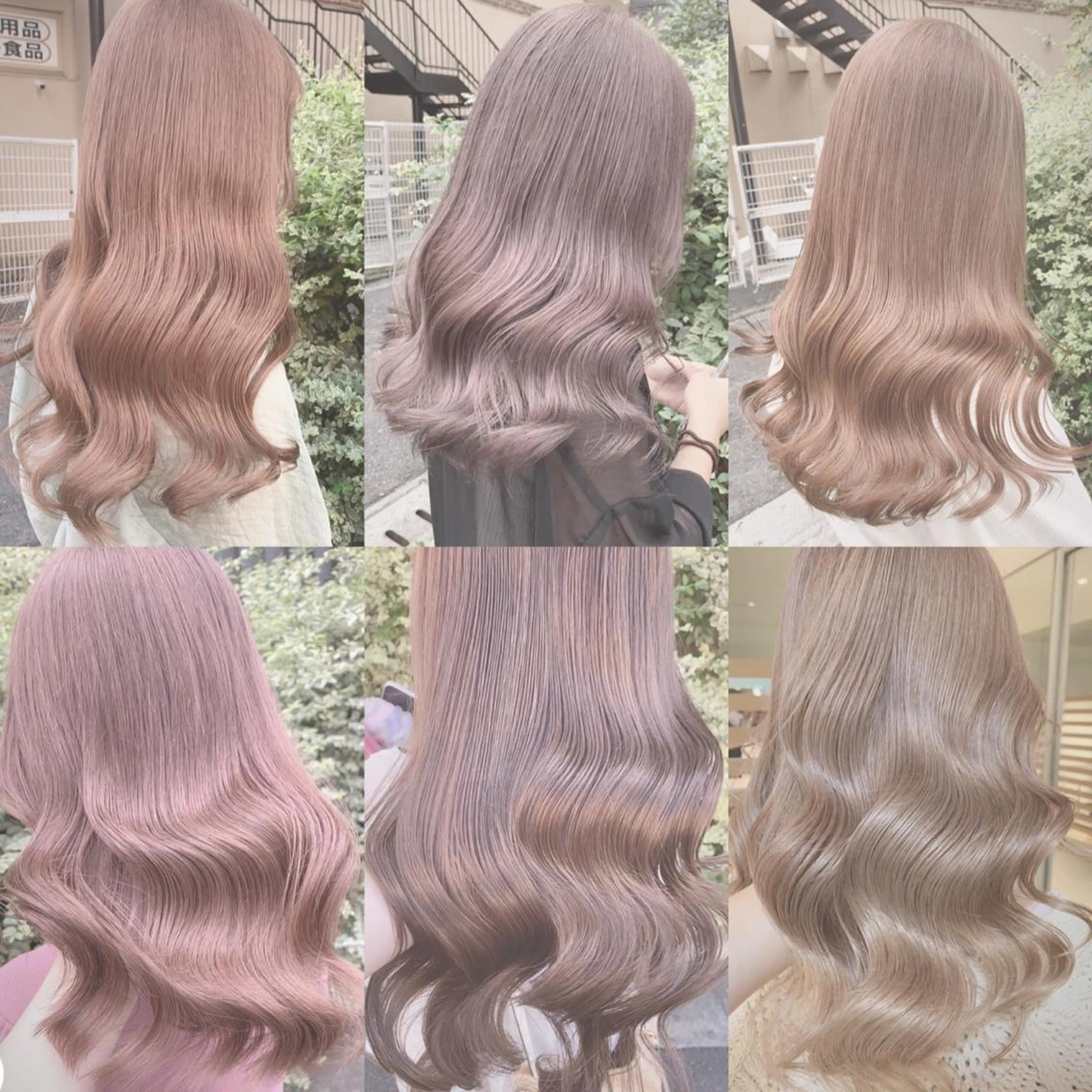 セミロング カラー ベージュカラー ミルクティーベージュ エクステ エクステ　ユノキ リョウタのヘアスタイル