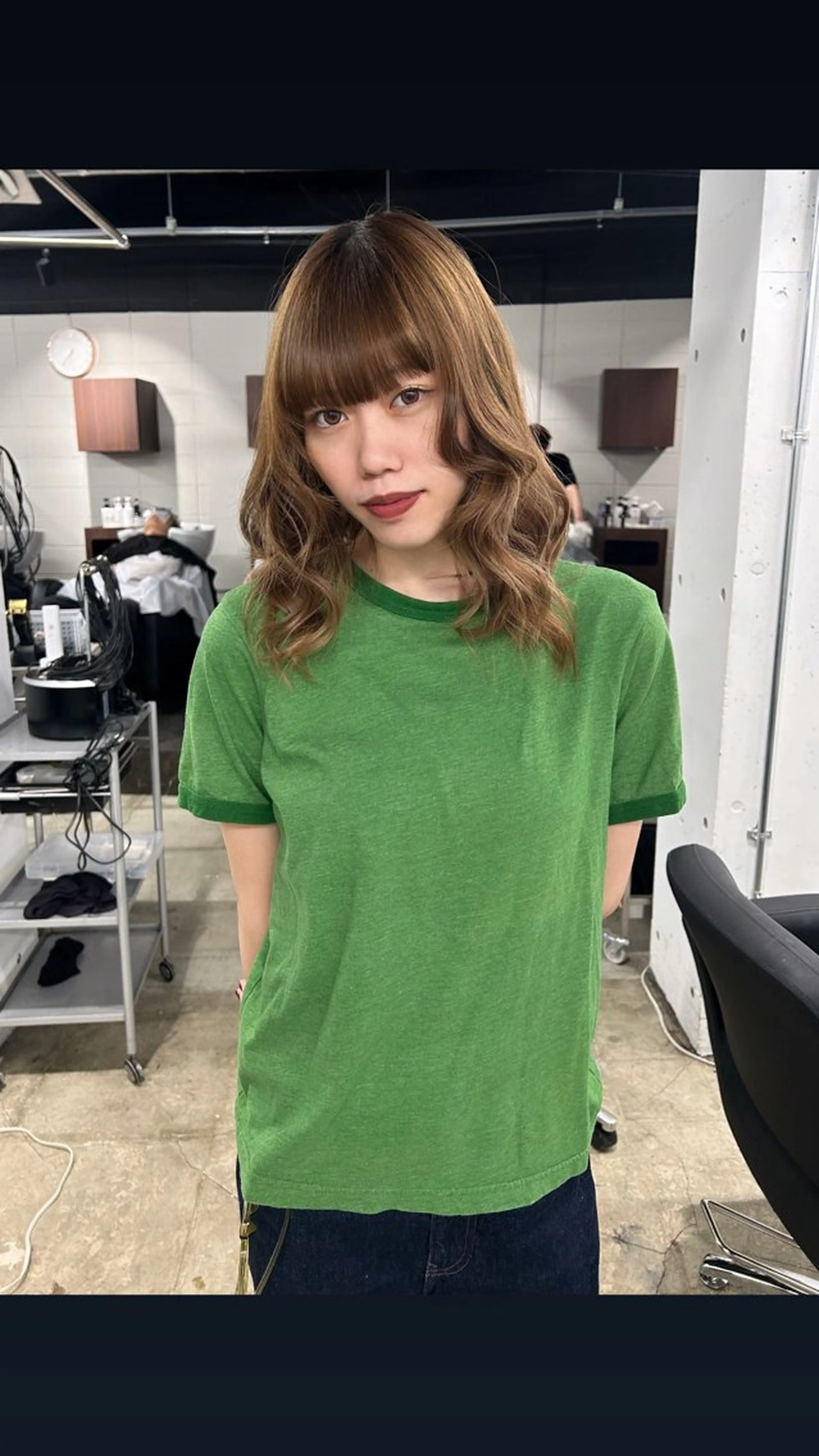 ミディアム ヘアカラー 【⠀pia  】 レイカのヘアスタイル