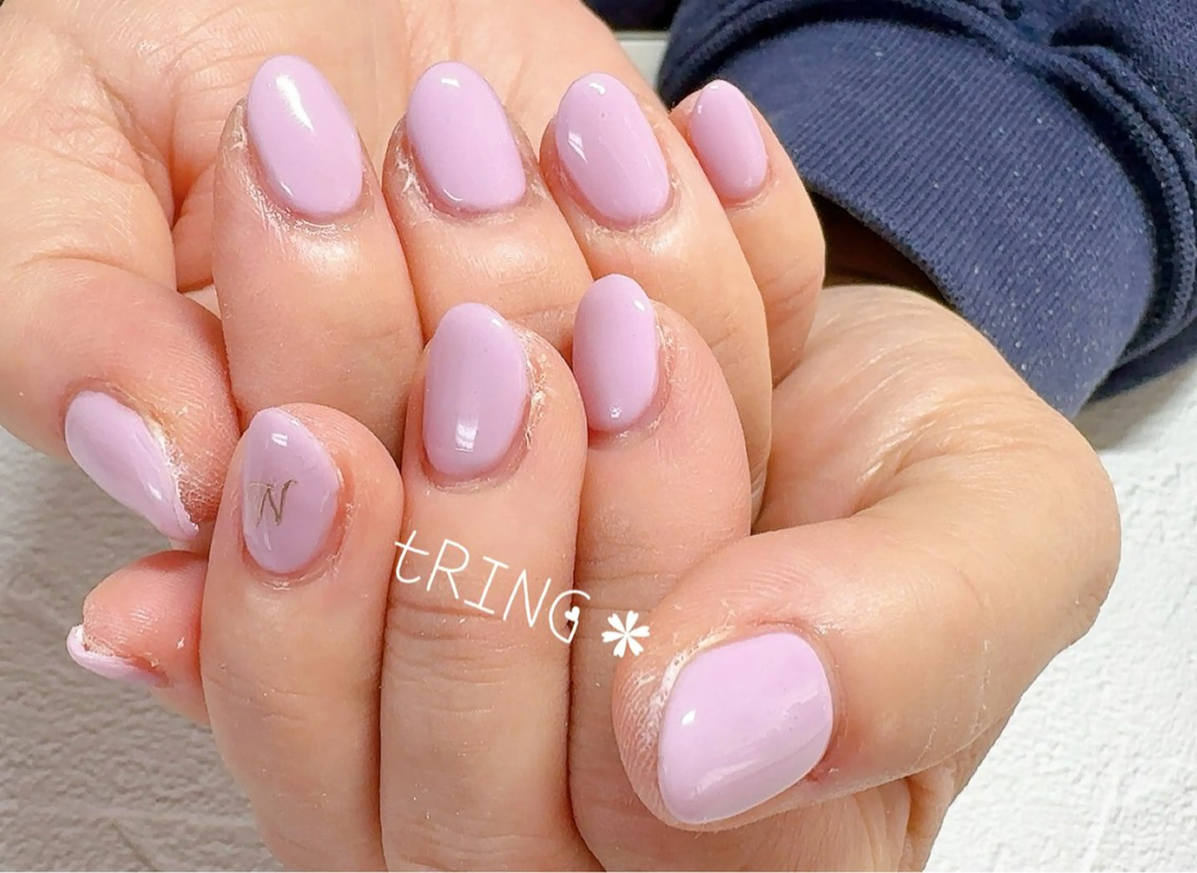 ネイル ハンドネイル tRING＊ しいの木台のネイルデザイン