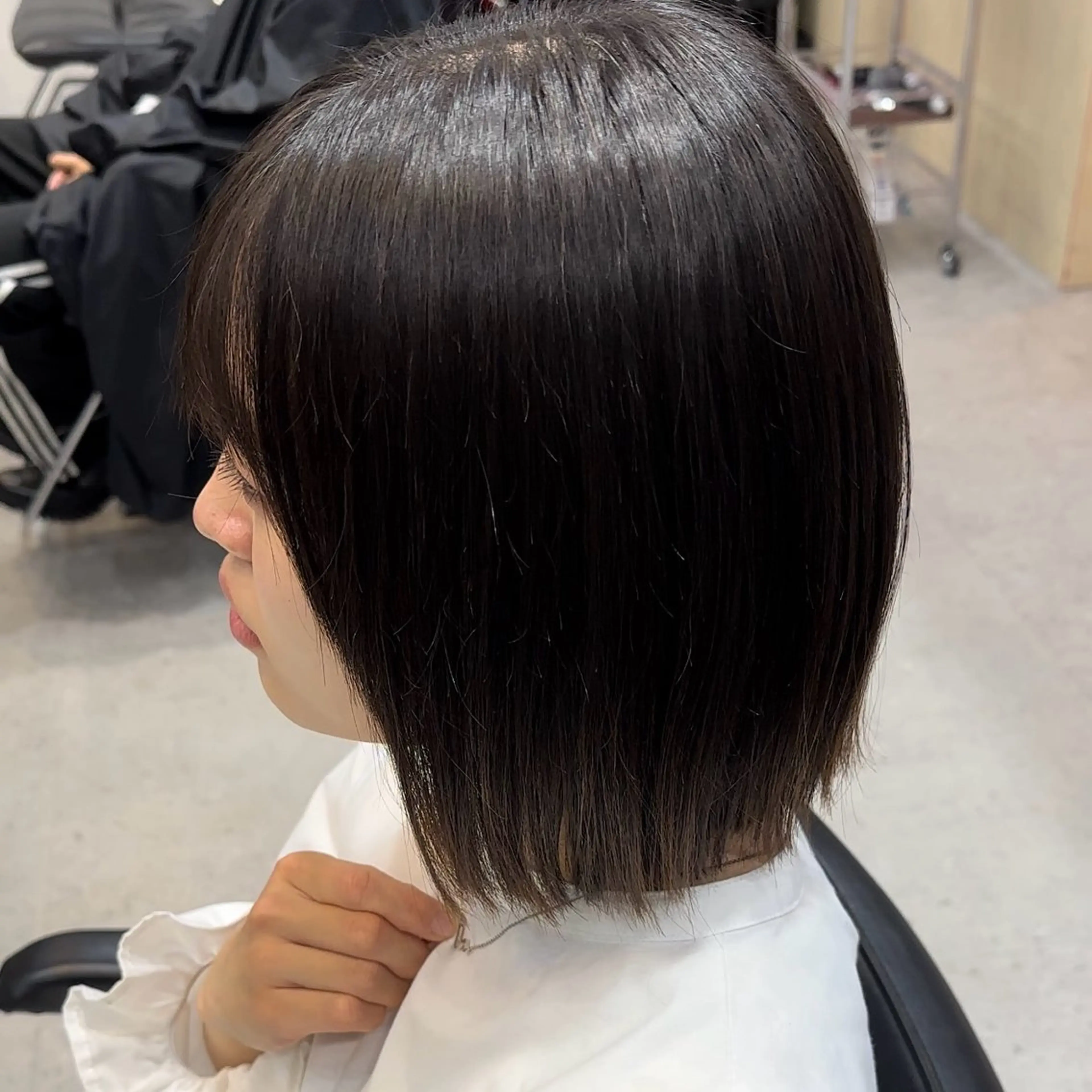 ショート 縮毛矯正 当日予約⭕️ fifth渋谷太田のヘアスタイル