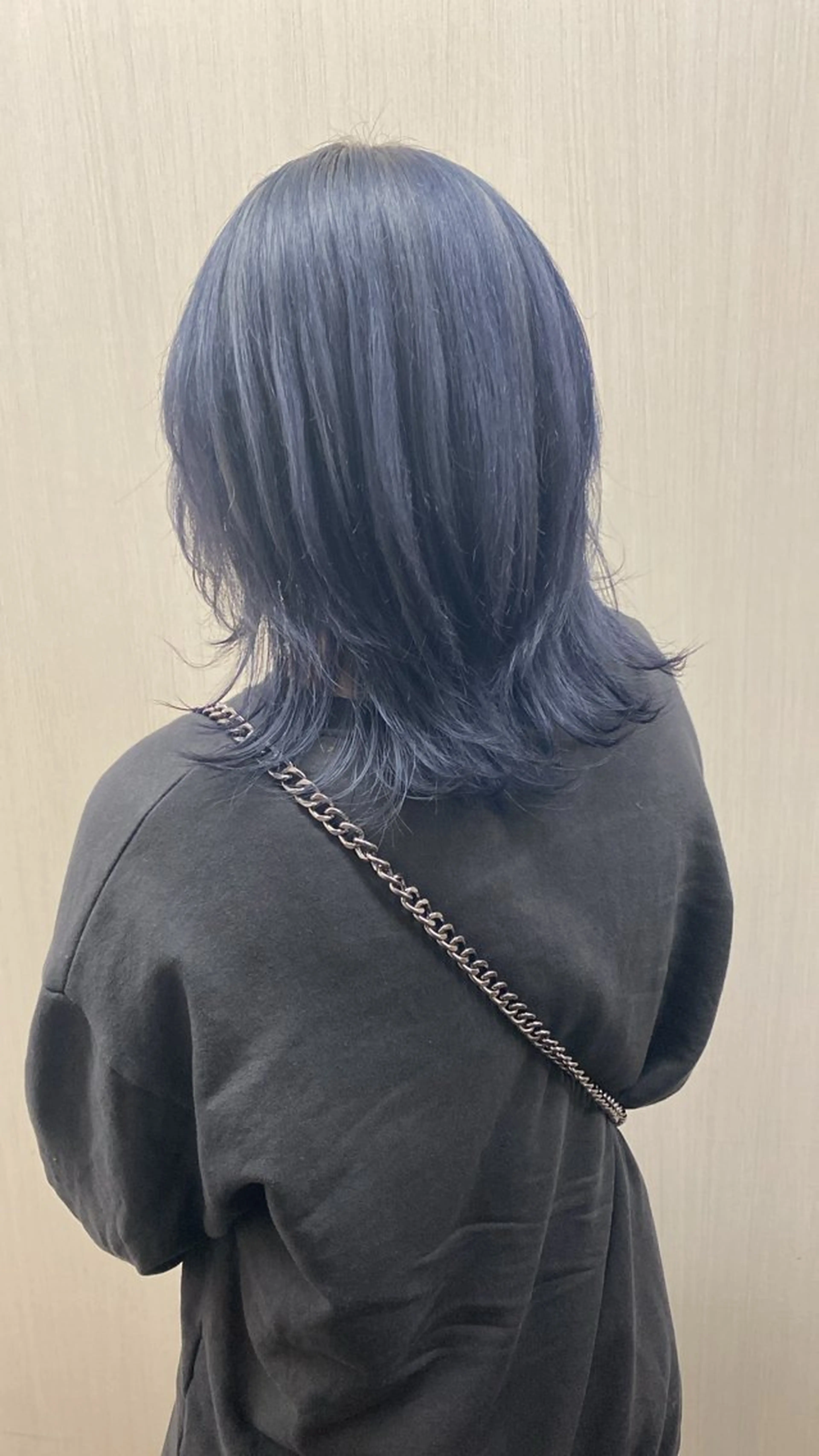 ミディアム ヘアカラー 透け感•艶感カラー 池本　紘之のヘアスタイル
