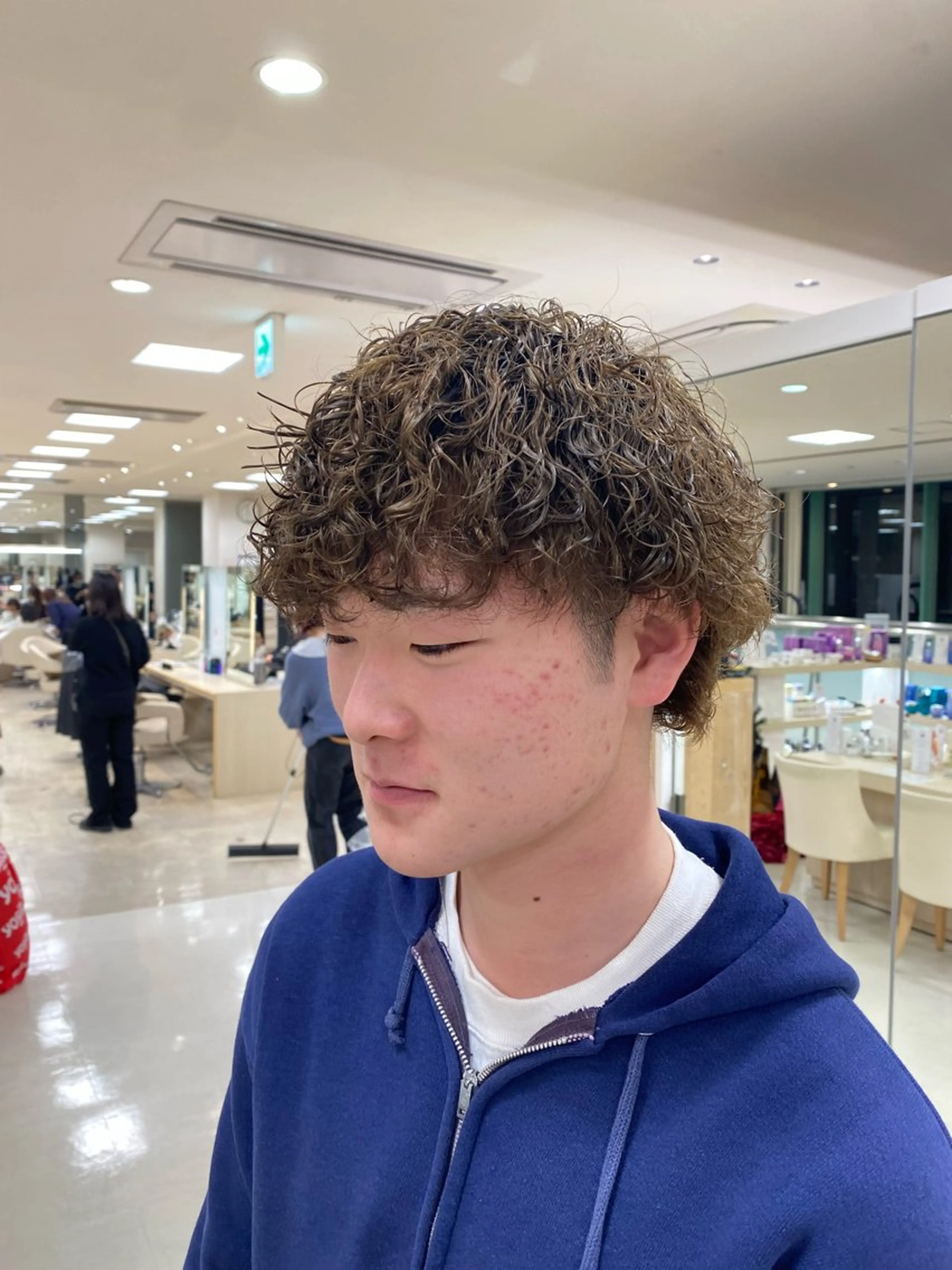 ショート パーマ メンズ カット パーマ トリートメント 湘南/メンズパーマ/ 支持率No.1ユチカのヘアスタイル