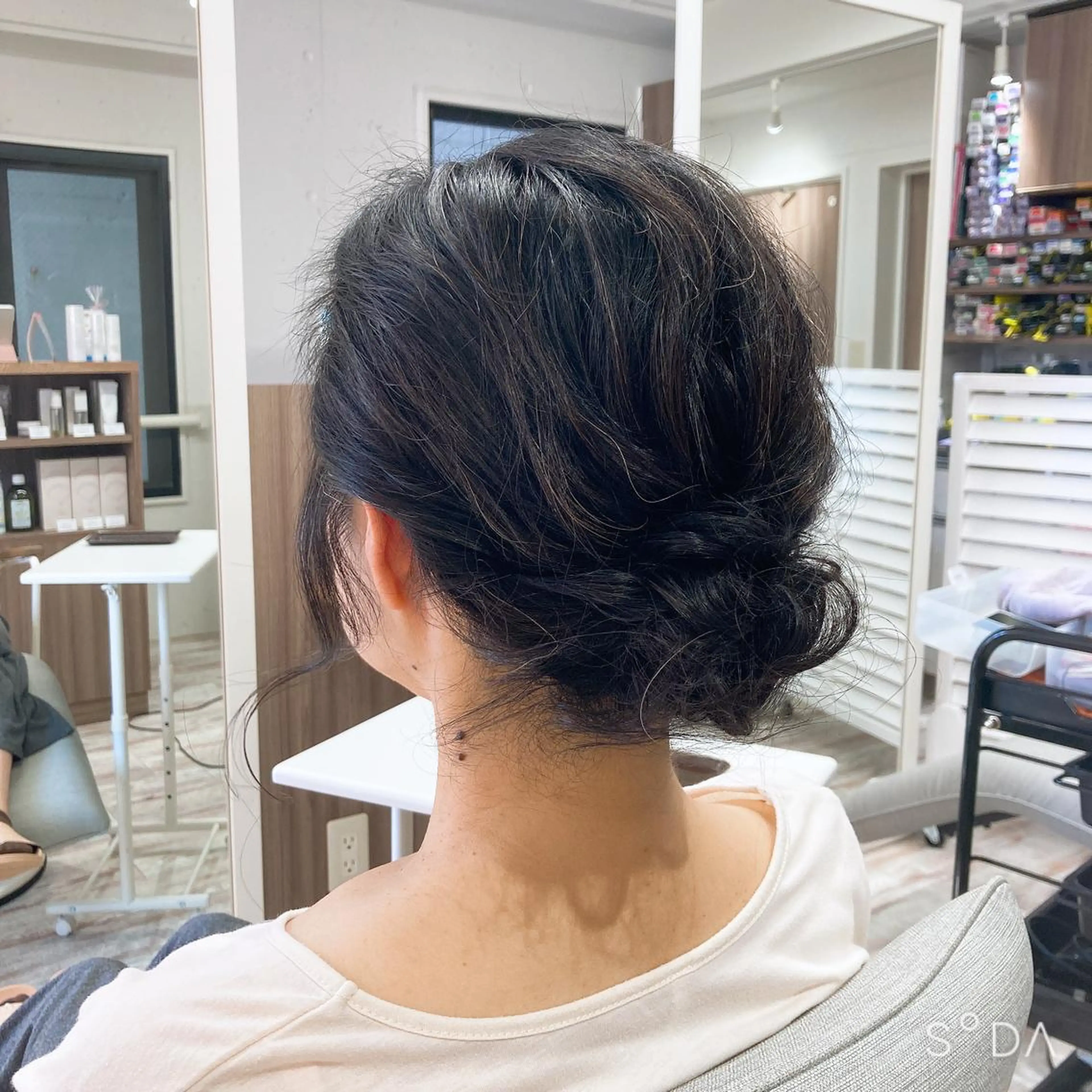 ヘアアレンジ 結婚式・ブライダル ヘアセット ミルミー美容室所属・🦄💒💓齎藤 七海子🦄💒💓のマツエク・マツパデザイン