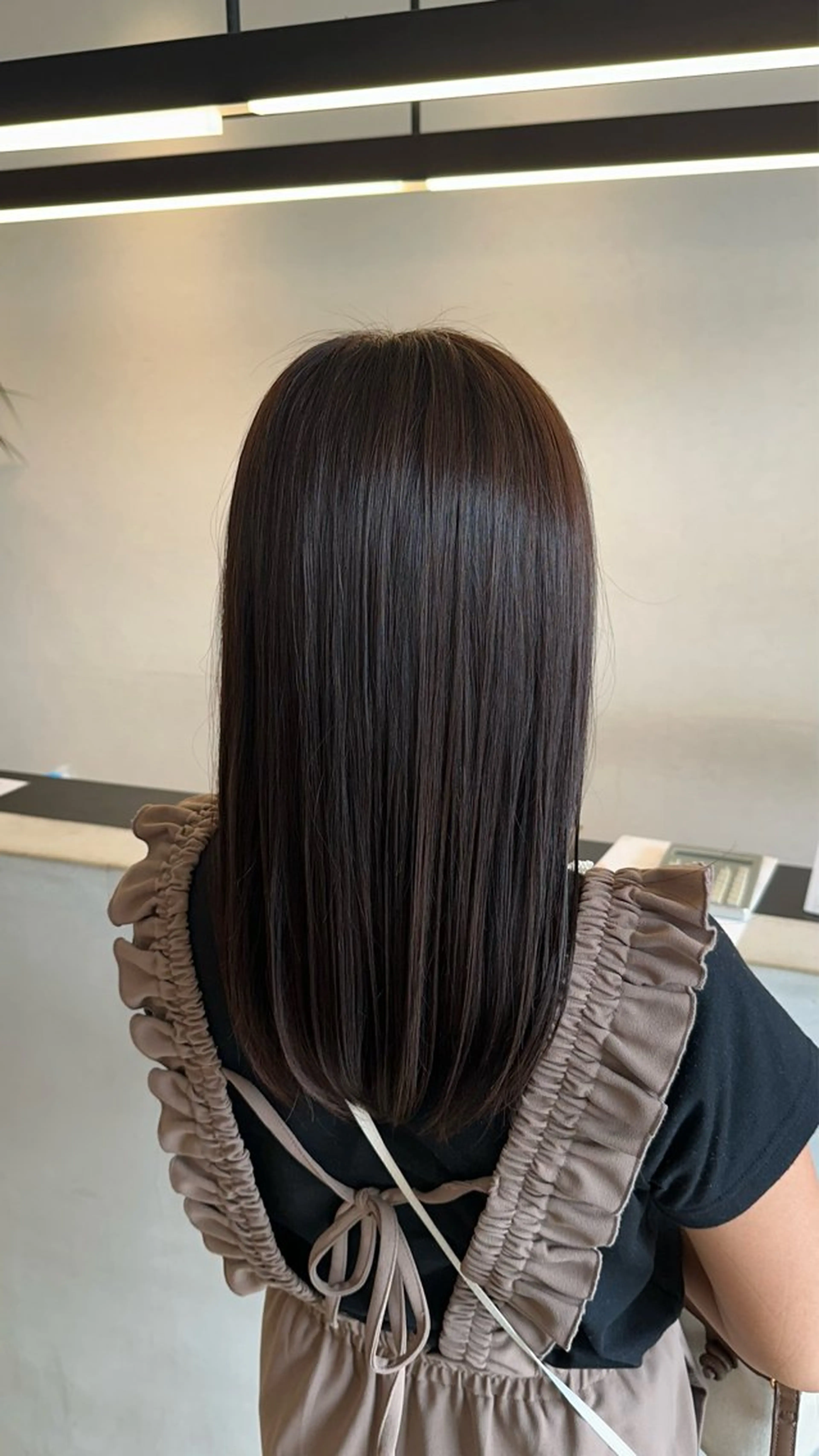 カラー ハイライトカラー ヘアカラー 北川 ななのヘアスタイル
