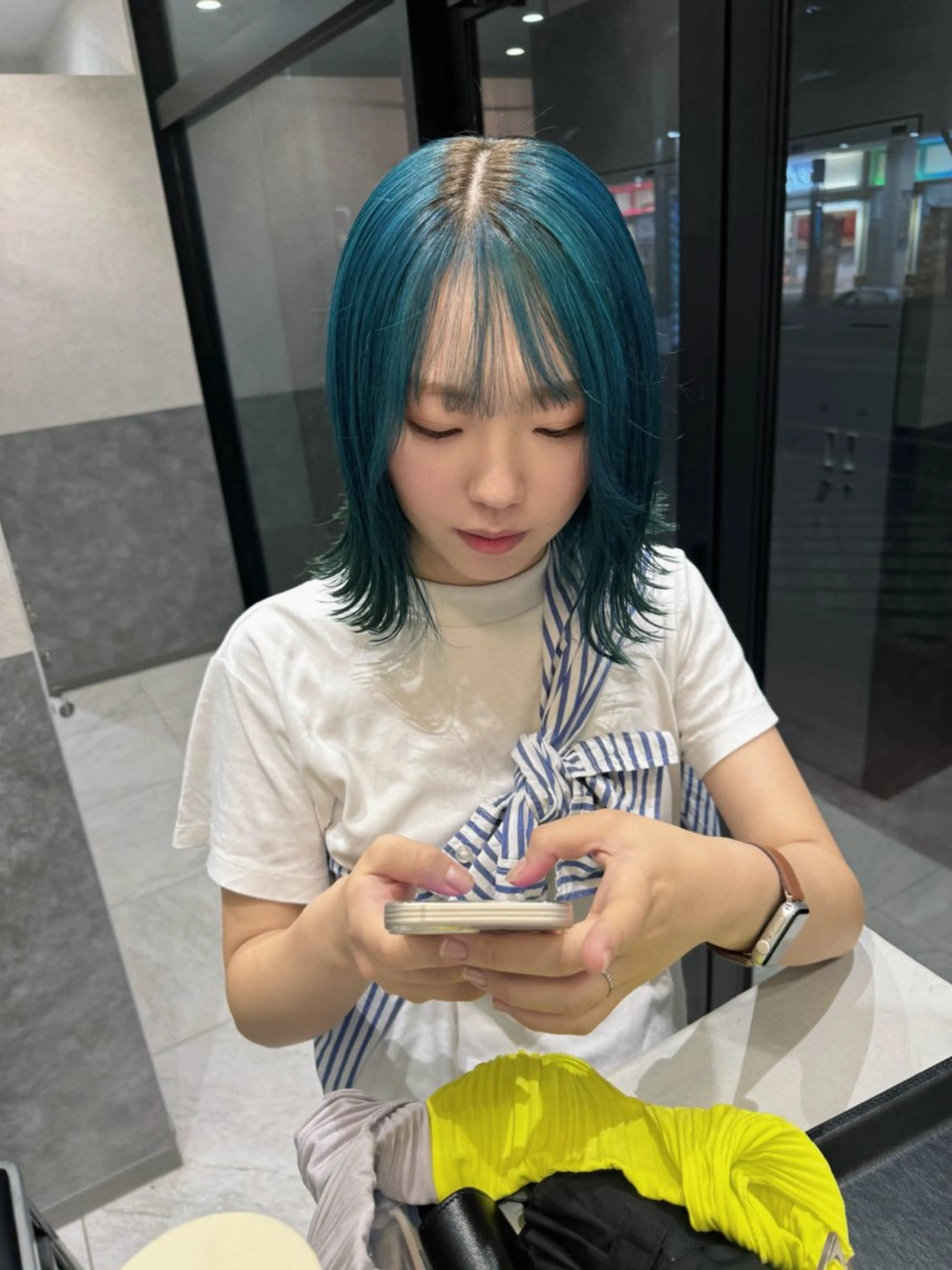 ショート カラー ブリーチ ヘアカラー SALOWIN新潟万代店所属・SaKiho 🎀のヘアスタイル