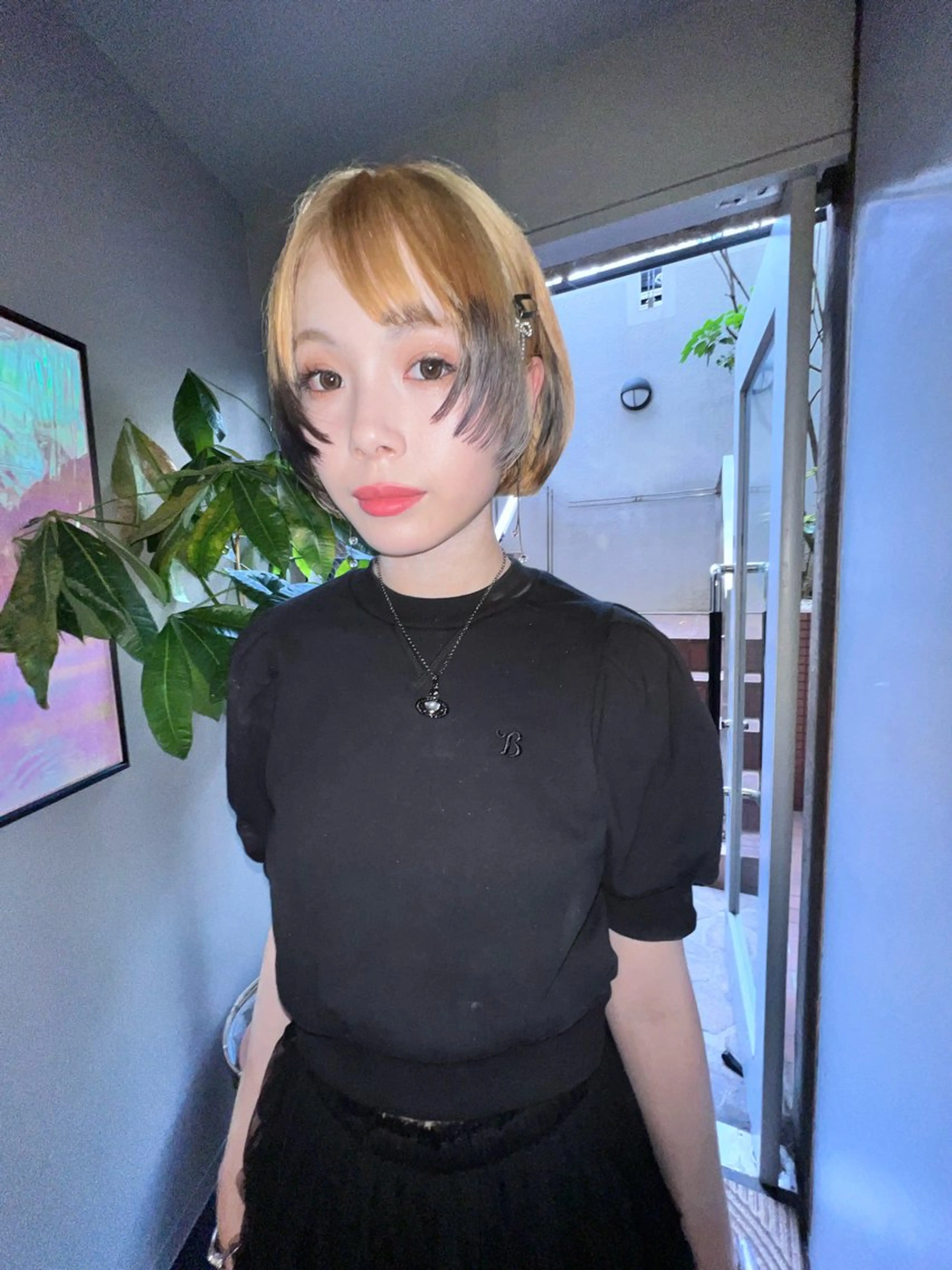 ショート カラー カット ヘアカラー haco＋所属・圧倒的デザイン力 店長🎨RENAのヘアスタイル