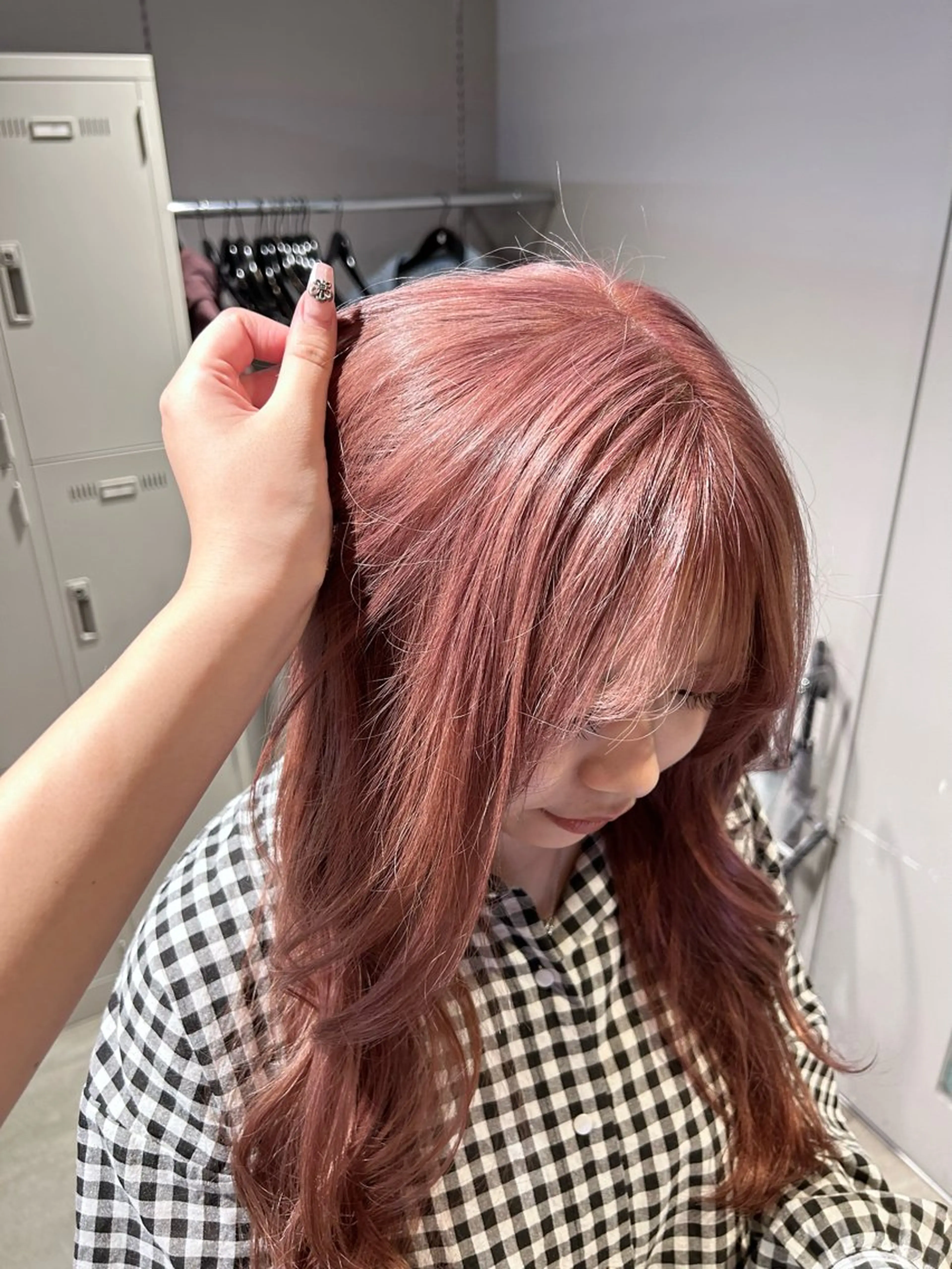 カラー ヘアカラー トリートメント beige🤎ダブル カラー/レイヤー🧸のヘアスタイル