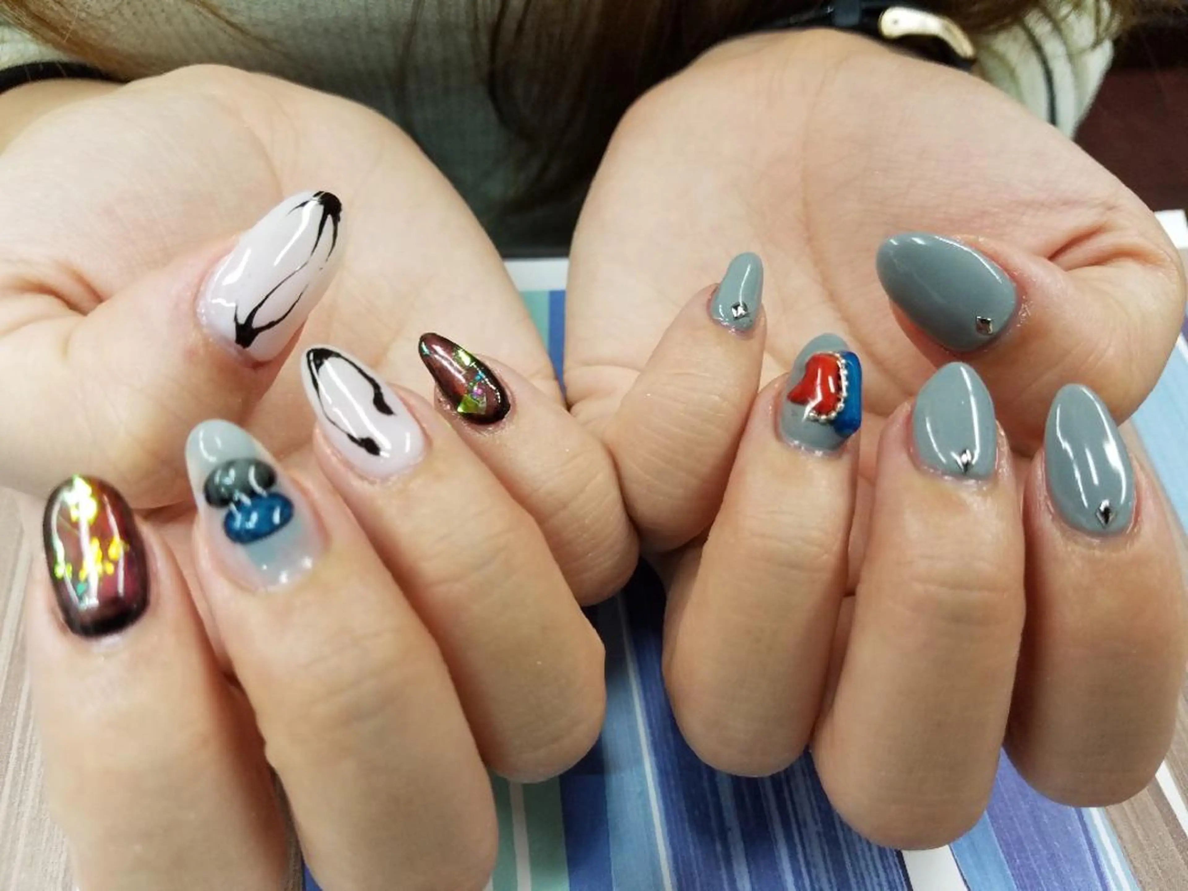 ネイル カラー JuniNail韓国 ネイリストsuのネイルデザイン