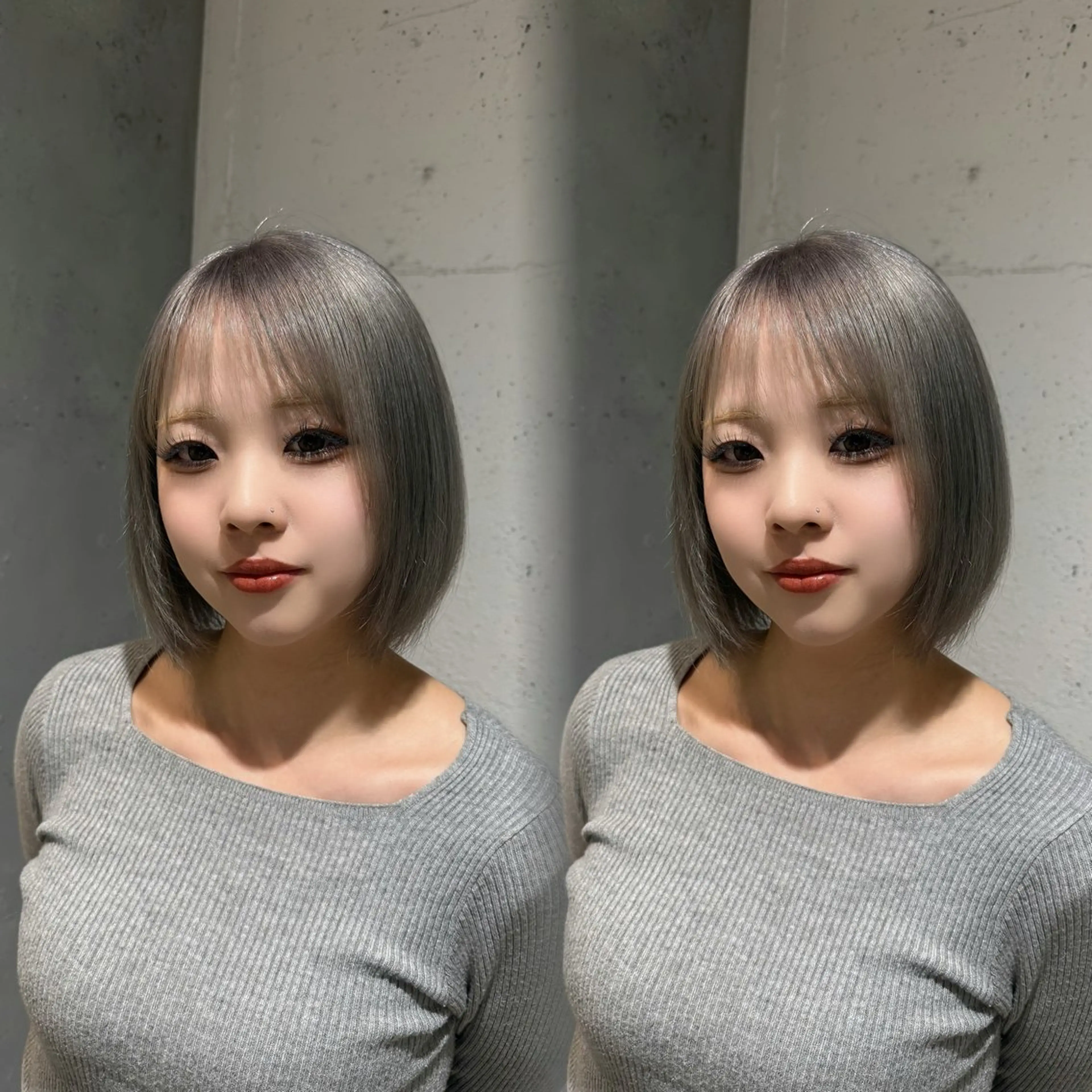 ショート カラー ブリーチ シルバー ホワイトシルバー カット ヘアカラー トリートメント 髪質改善/縮毛矯正 レイヤー/松川匠のヘアスタイル