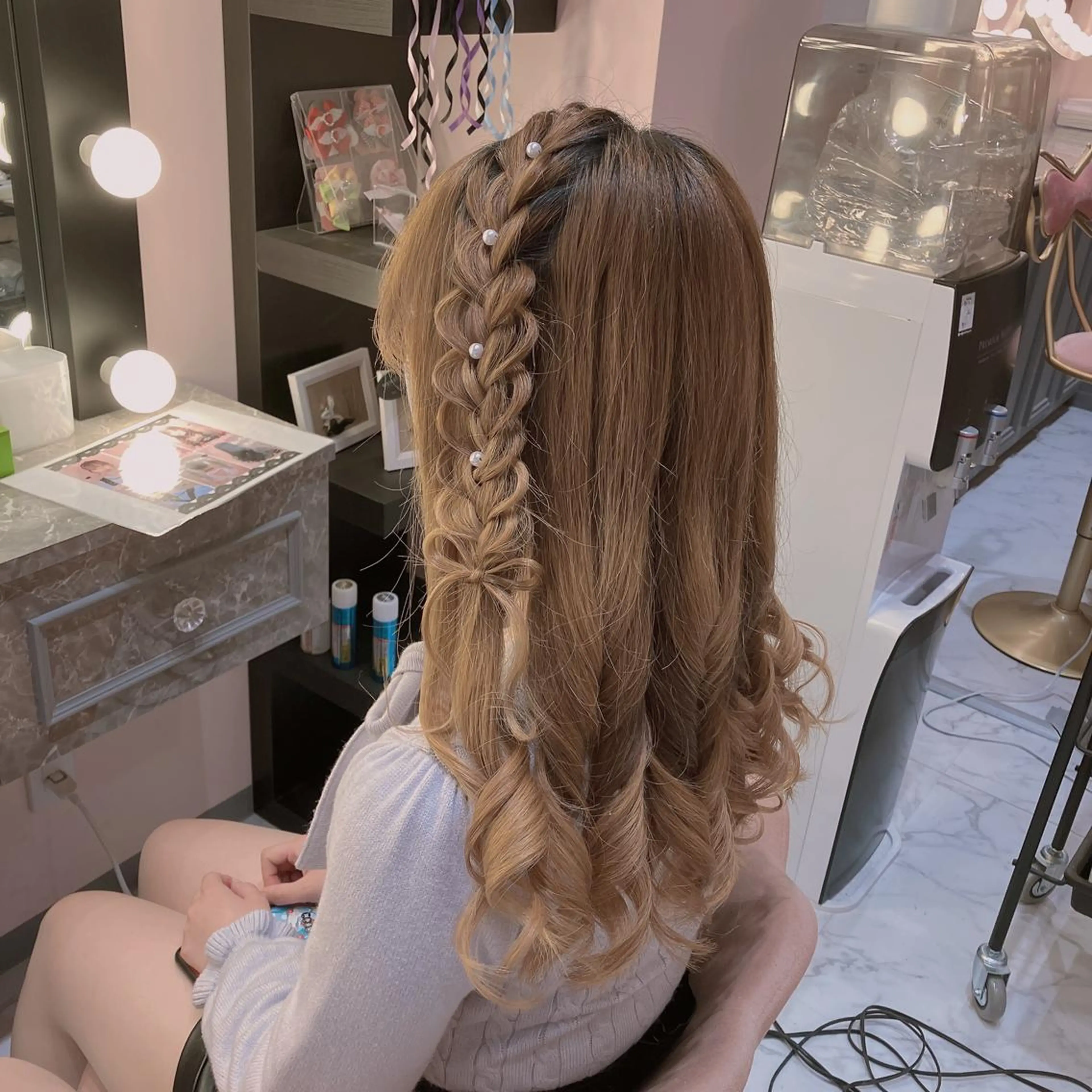 ロング ヘアアレンジ Seventeen 秋葉原　୨୧ あすかのヘアスタイル