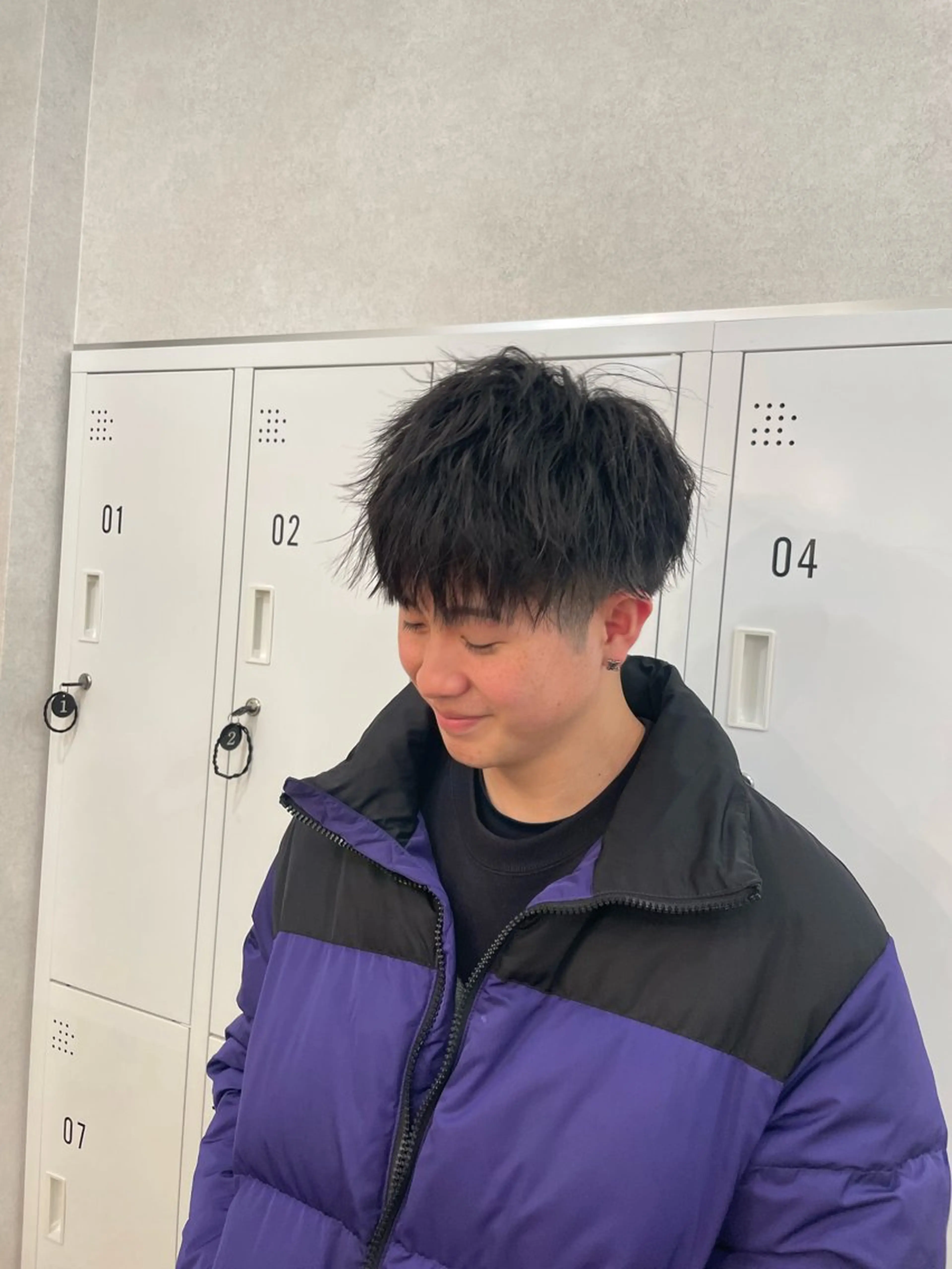 ショート ヘアアレンジ メンズ マッシュ マッシュヘア 植原 遥夏のヘアスタイル