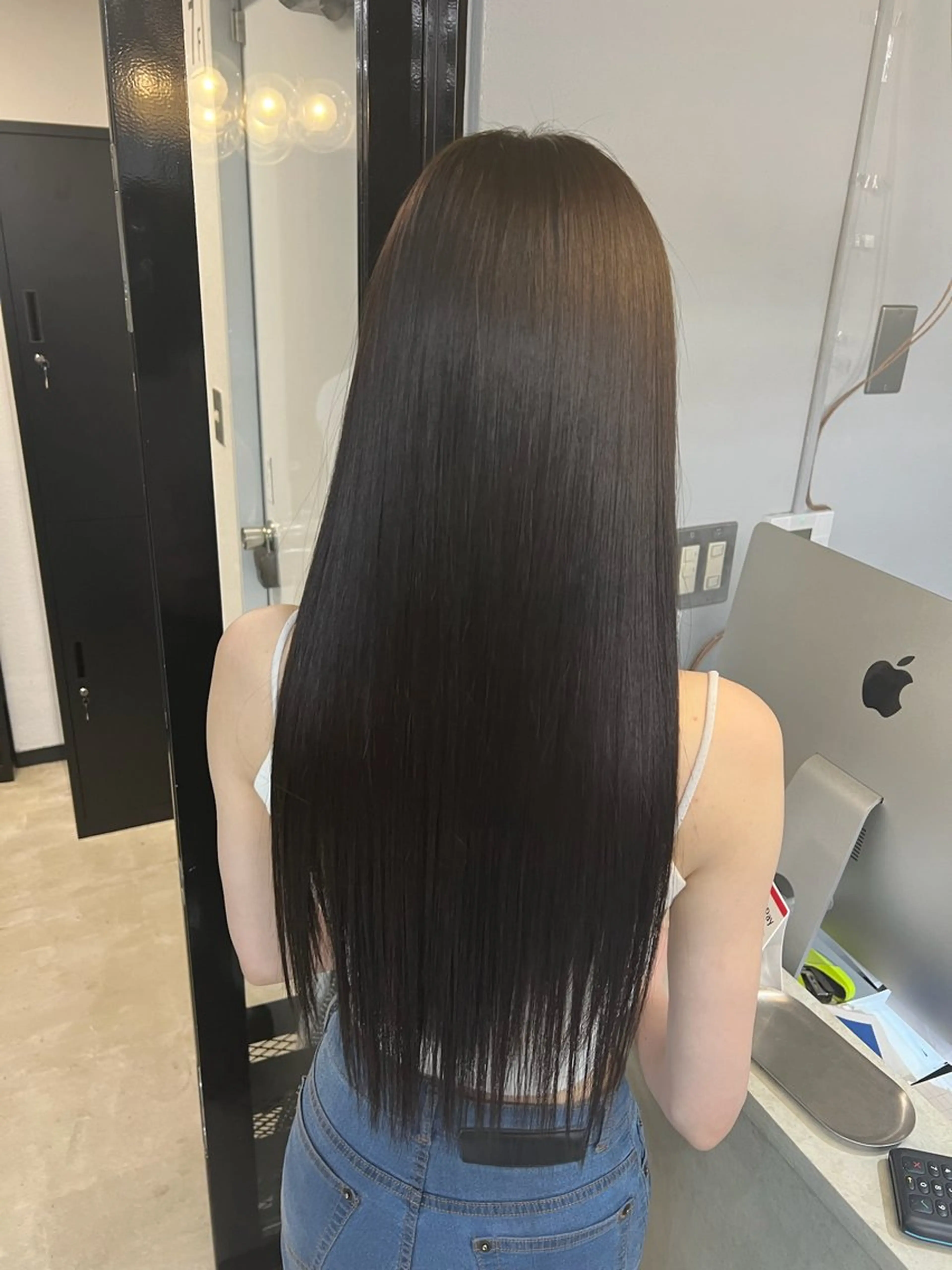 ロング カラー カット ヘアカラー トリートメント etora 渋谷所属・itaru/網紅ヘア 🇨🇳ケラチンTRのヘアスタイル