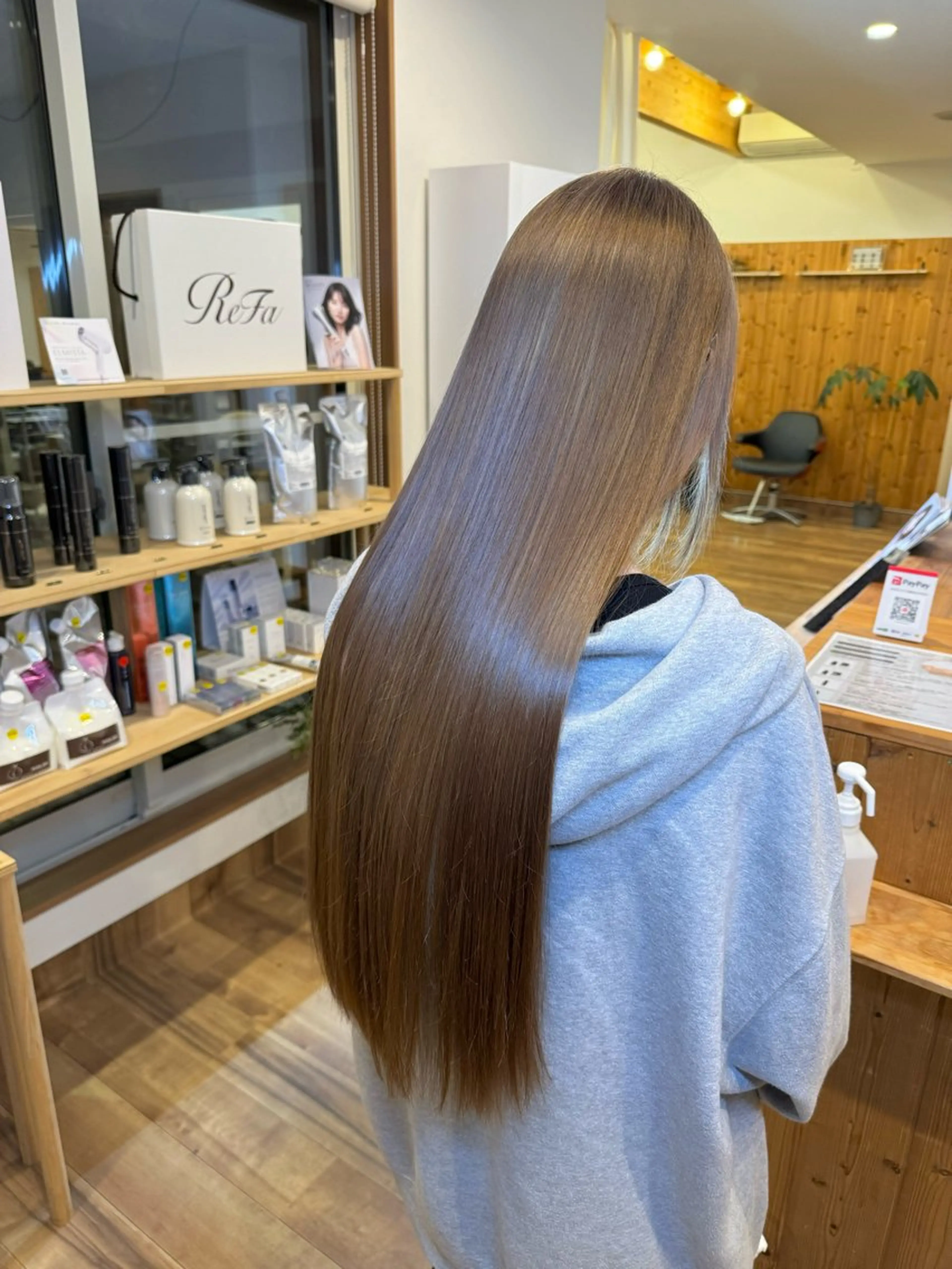 ロング カット ヘアカラー トリートメント hair salon rita 野々市所属・中野 幹也のヘアスタイル
