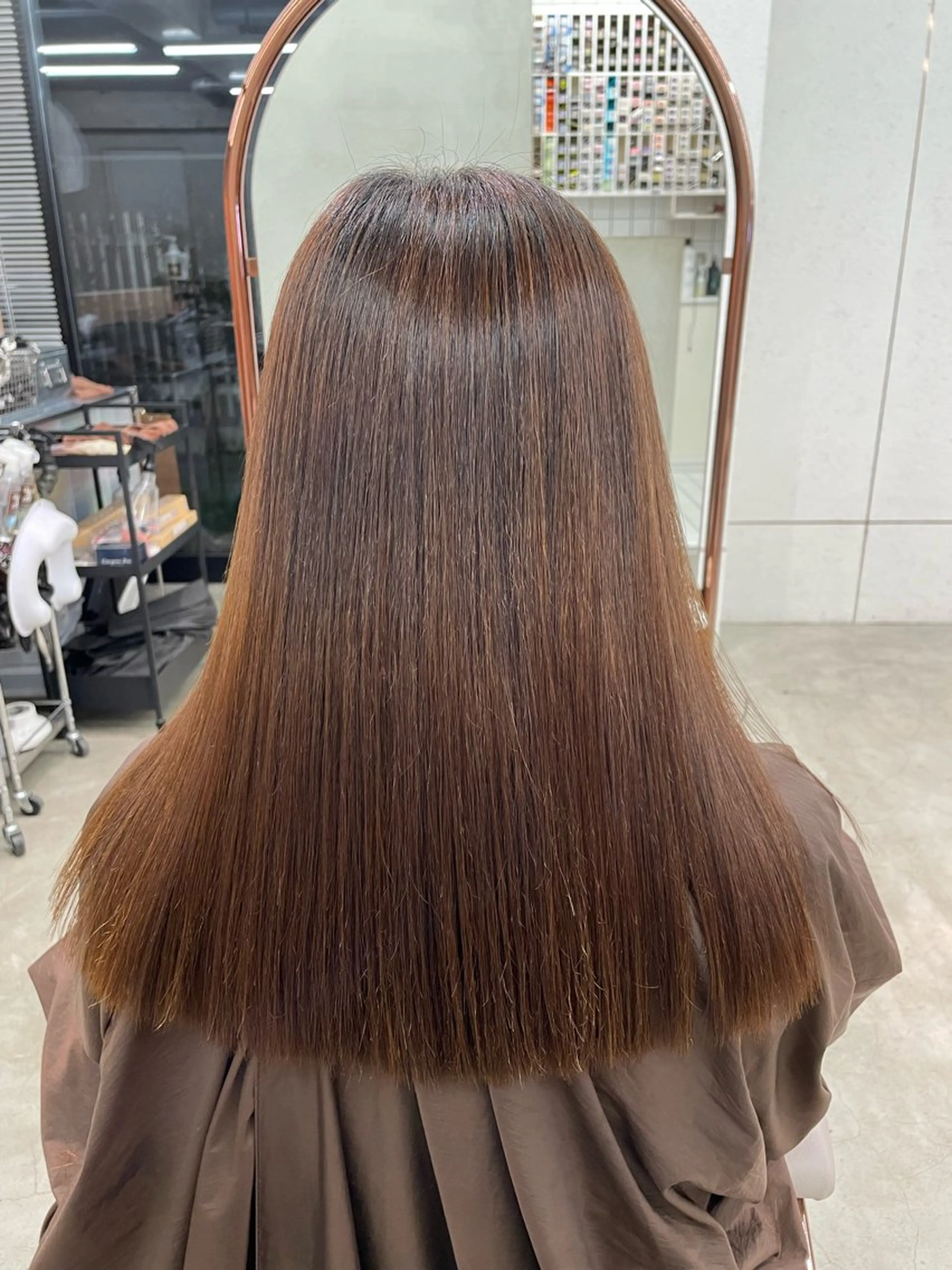 ロング 縮毛矯正 【ブリーチ特化】 イマダナツミのヘアスタイル