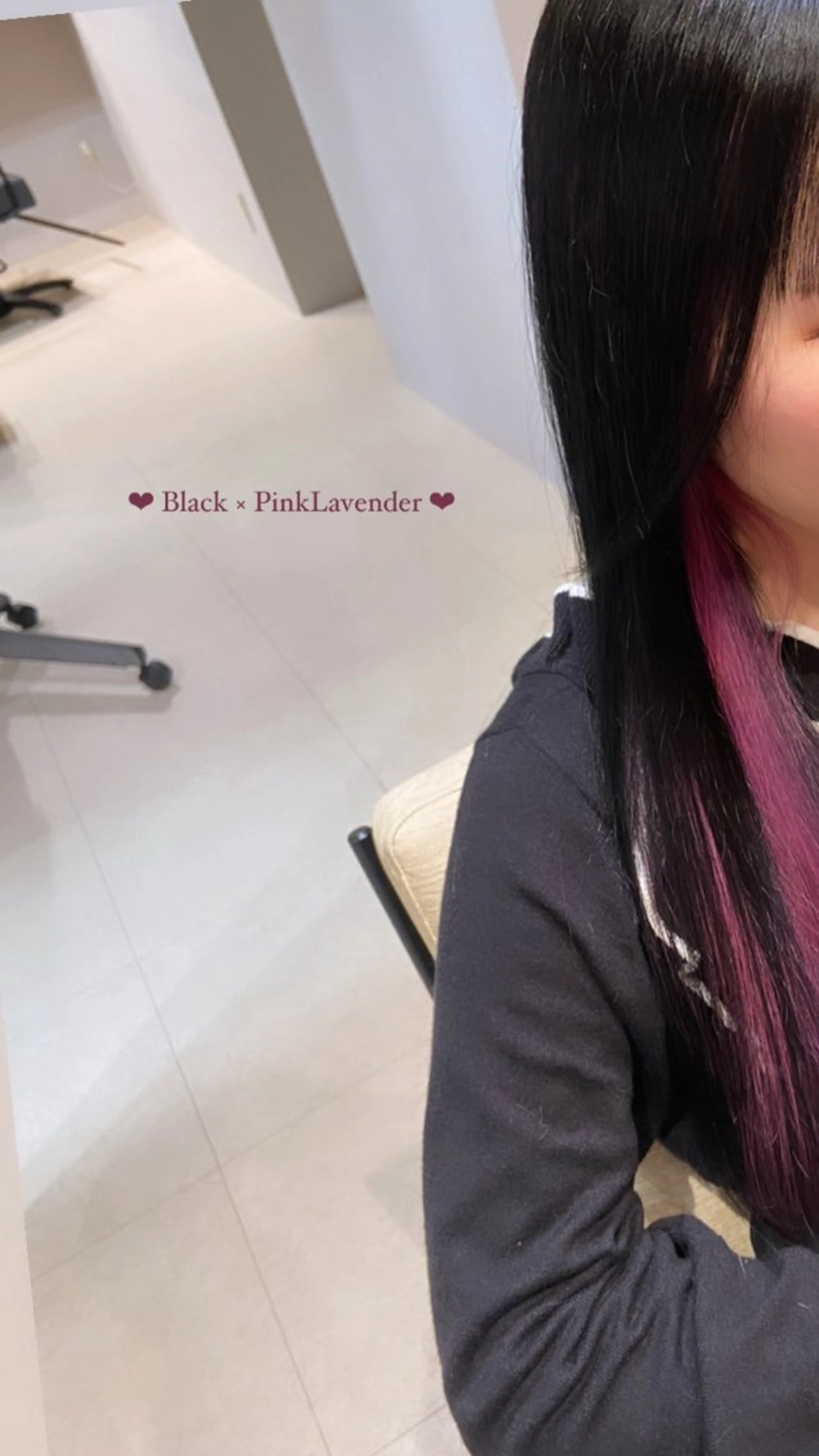 ロング カラー インナーカラー AMELY静岡呉服町店所属・末吉 帆華 AMELY呉服町店のマツエク・マツパデザイン