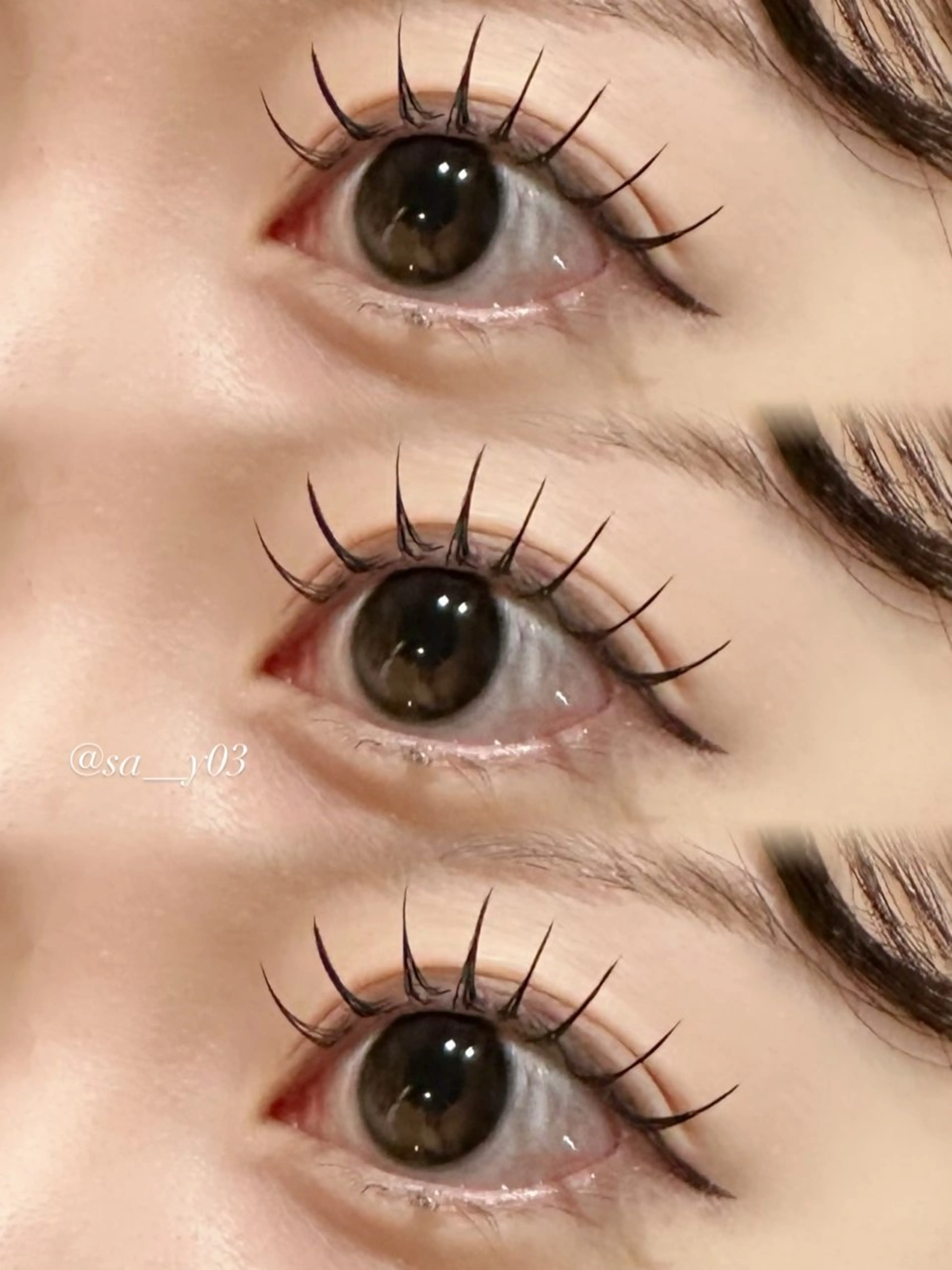 マツエク・マツパ BOOBEE eyelash所属・山下 紗采のマツエク・マツパデザイン