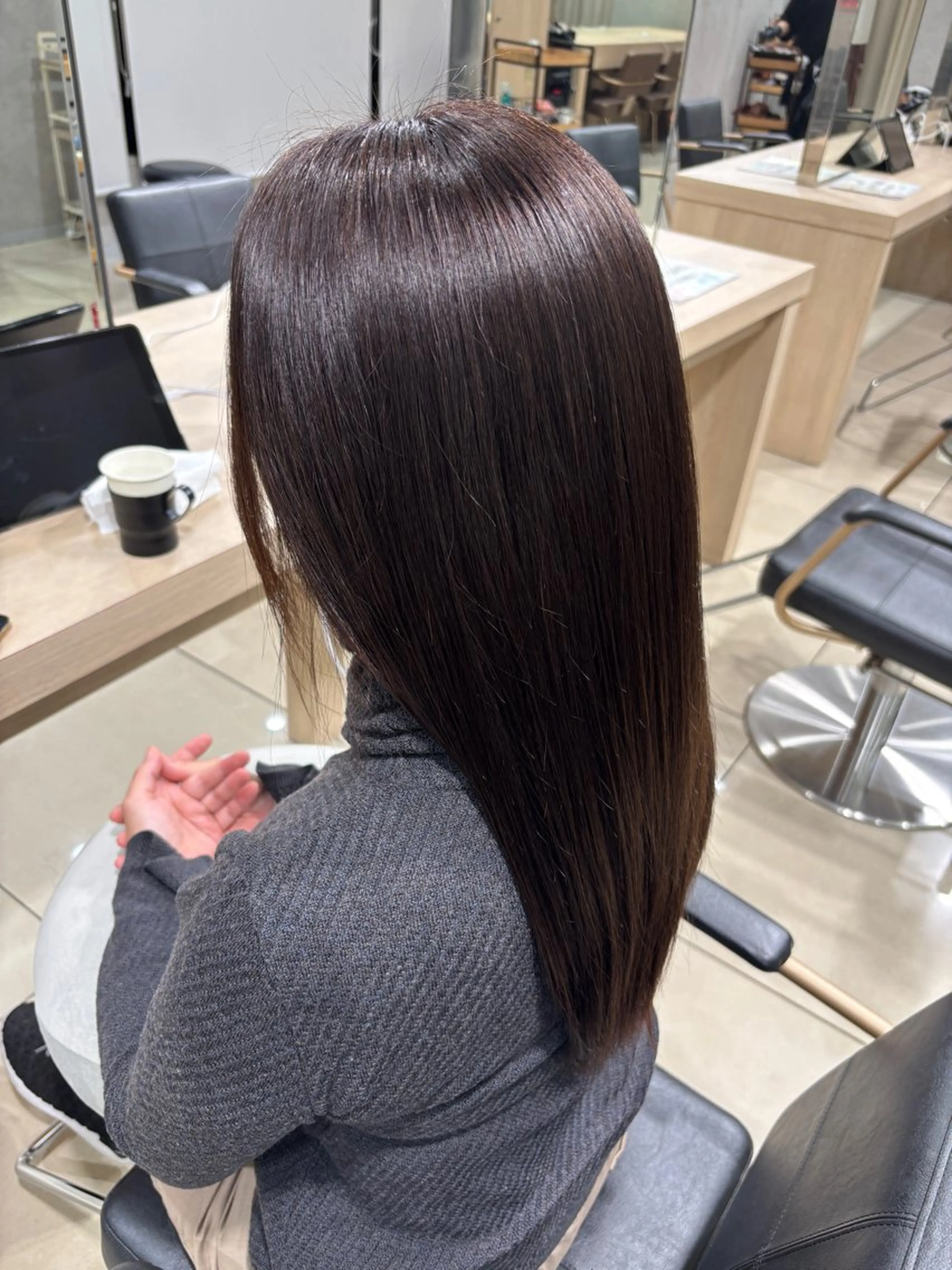 ロング カラー ヘアカラー 🍒カラー/縮毛🍒 こばるのヘアスタイル