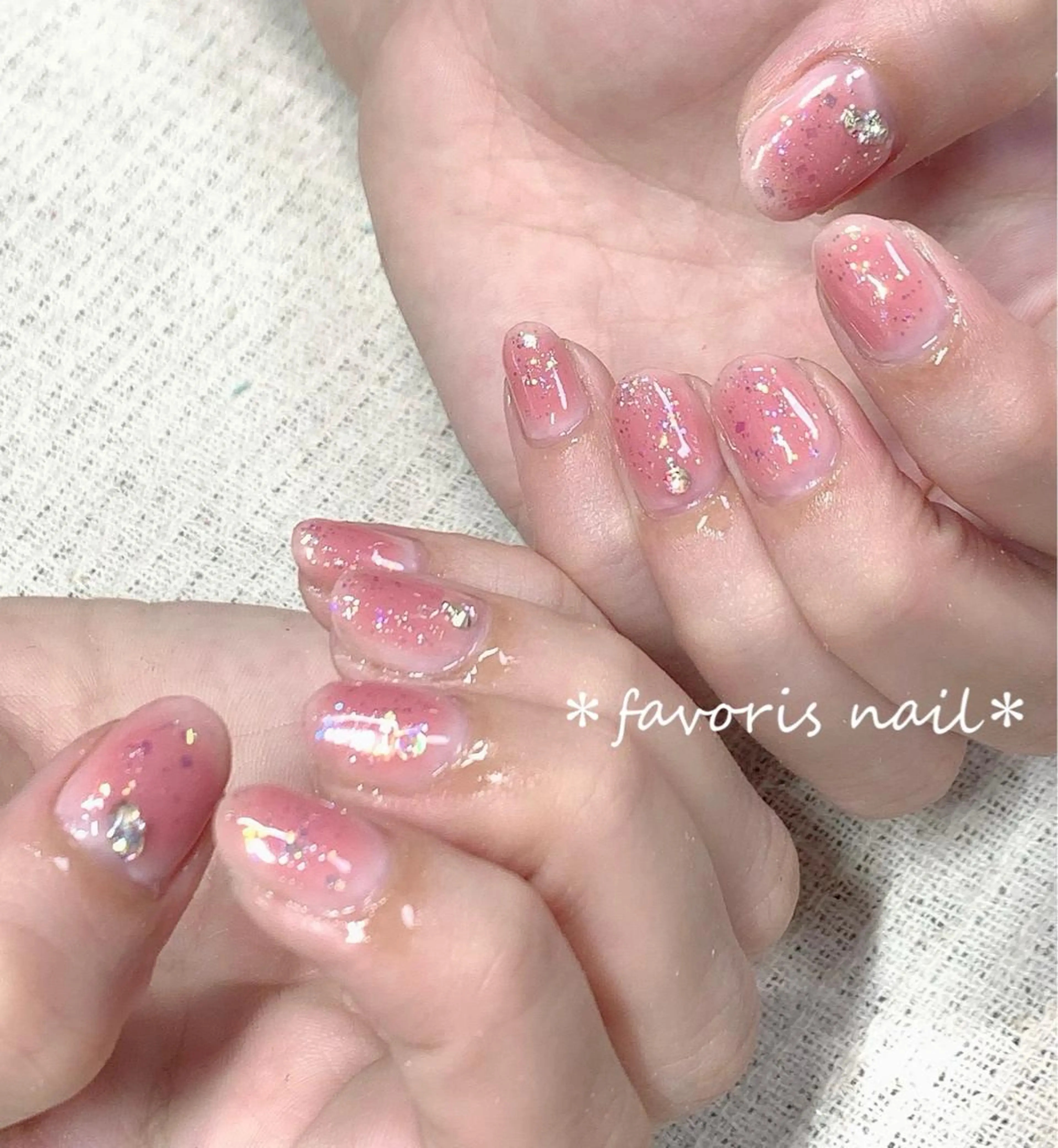 ネイル ハンドネイル favoris nail🌼のネイルデザイン