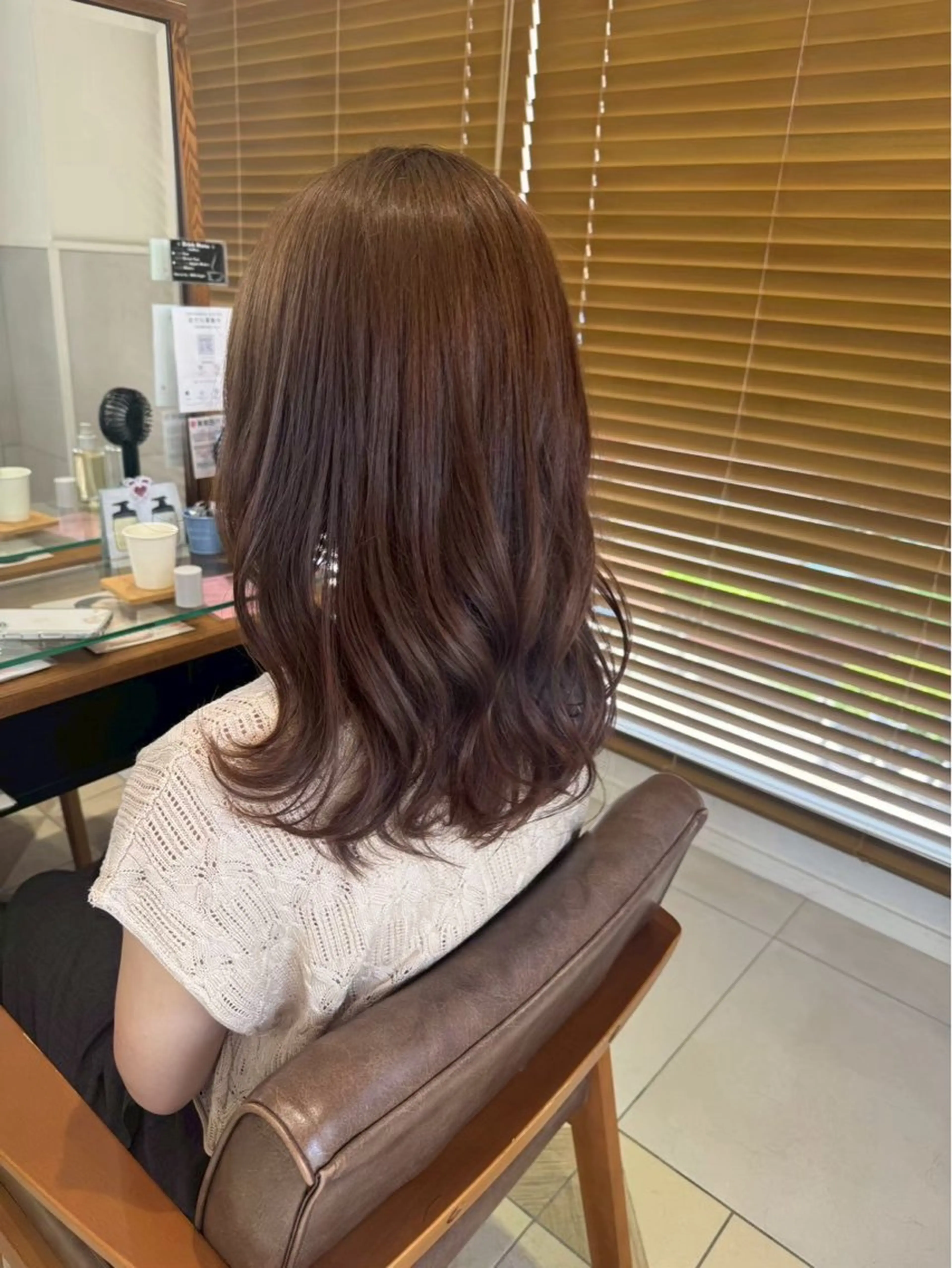 セミロング カラー カット ヘアカラー トリートメント 🤍FUKUMURA 🤍のヘアスタイル