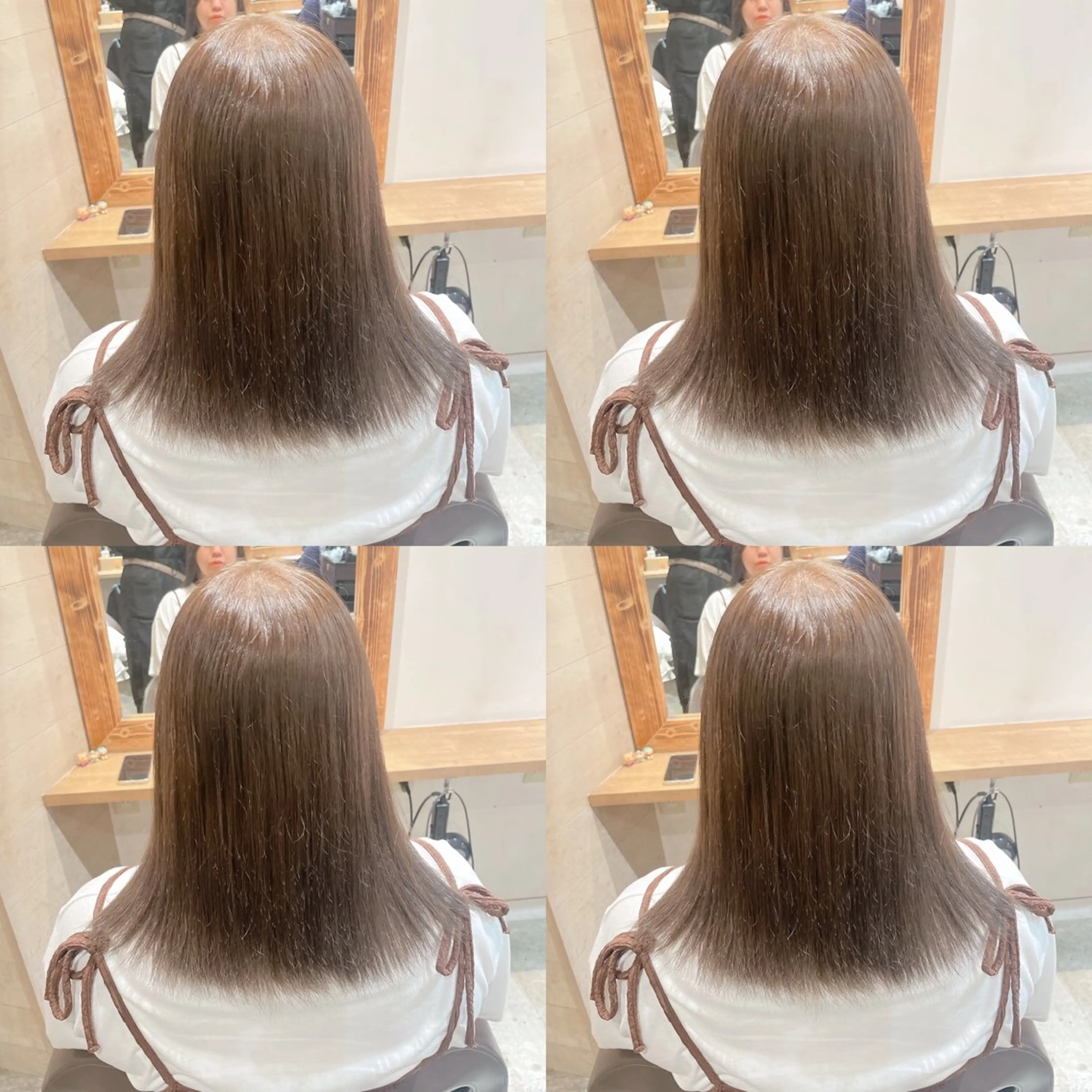 ミディアム カラー 艶カラー🦋髪質改善 🫧MINAMIのヘアスタイル