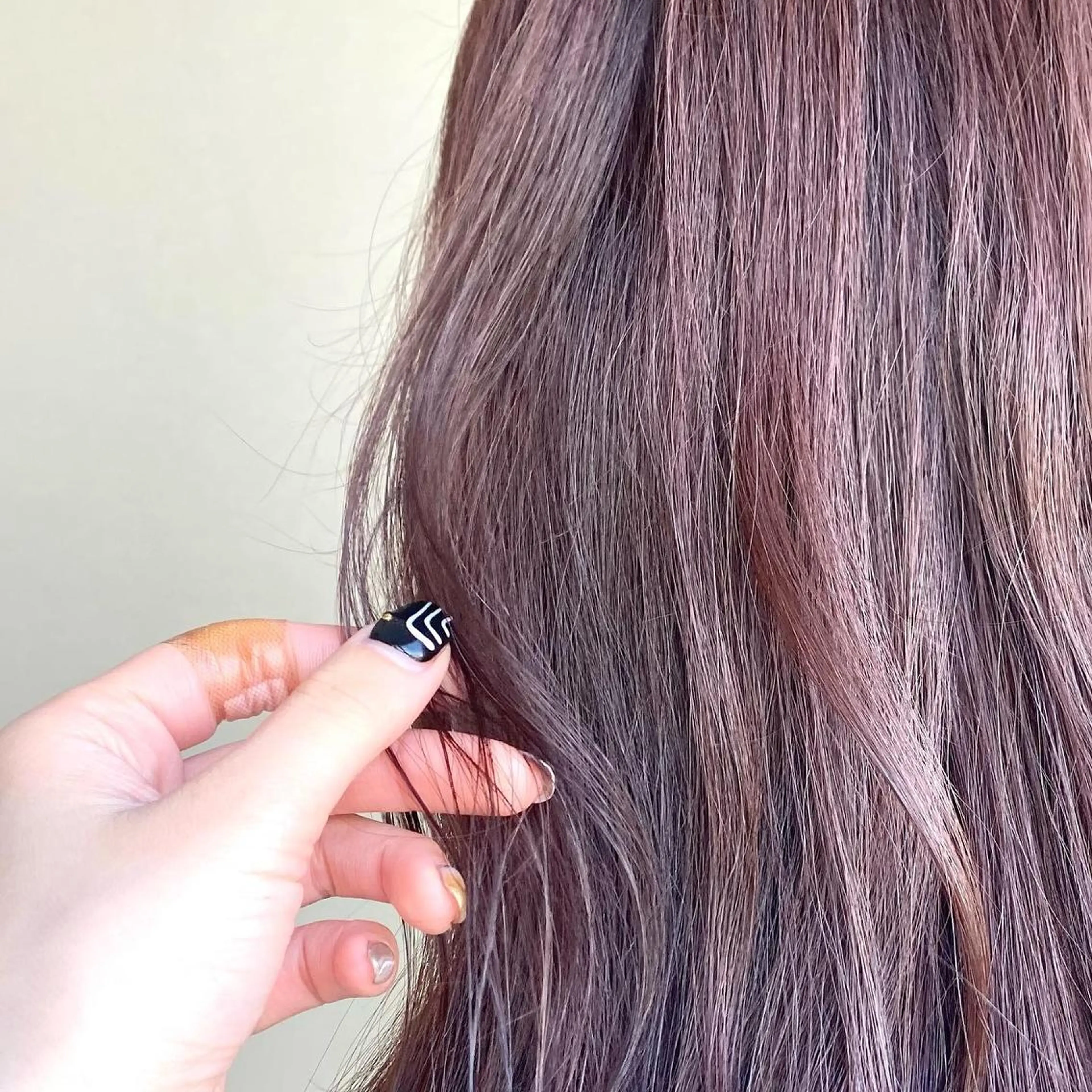 ミディアム カラー ミディアムパーマ ナチュラル＊艶＊ 蒲生四丁目＊山保美月のヘアスタイル